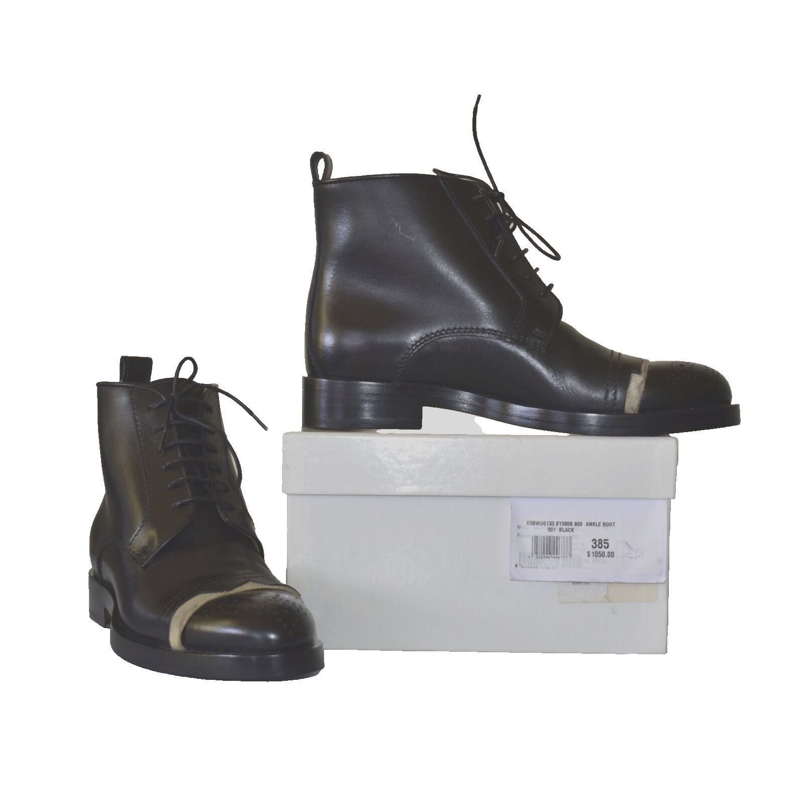 Maison Margiela MAISON MARGIELA 22 Leather Ankle Boot Shoes Size 38.5 $1050 Size US 8.5 / IT 38.5 - 1 Thumbnail