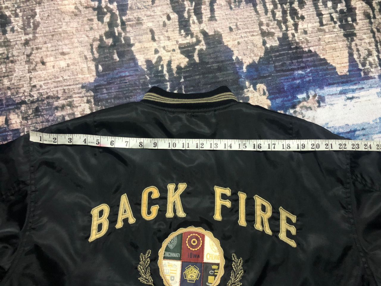Sports Specialties Vintage Back Fire Men's Sport Bomber Jacket Size US L / EU 52-54 / 3 - 22 Thumbnail