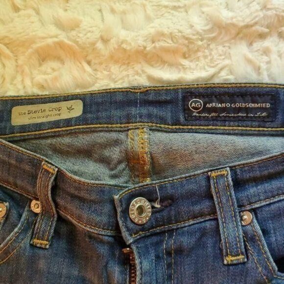 AG Adriano Goldschmied AG Adriano Goldschmied The Stevie Crop Sz 27R Slim Straight Size 27" / US 4 / IT 40 - 3 Thumbnail