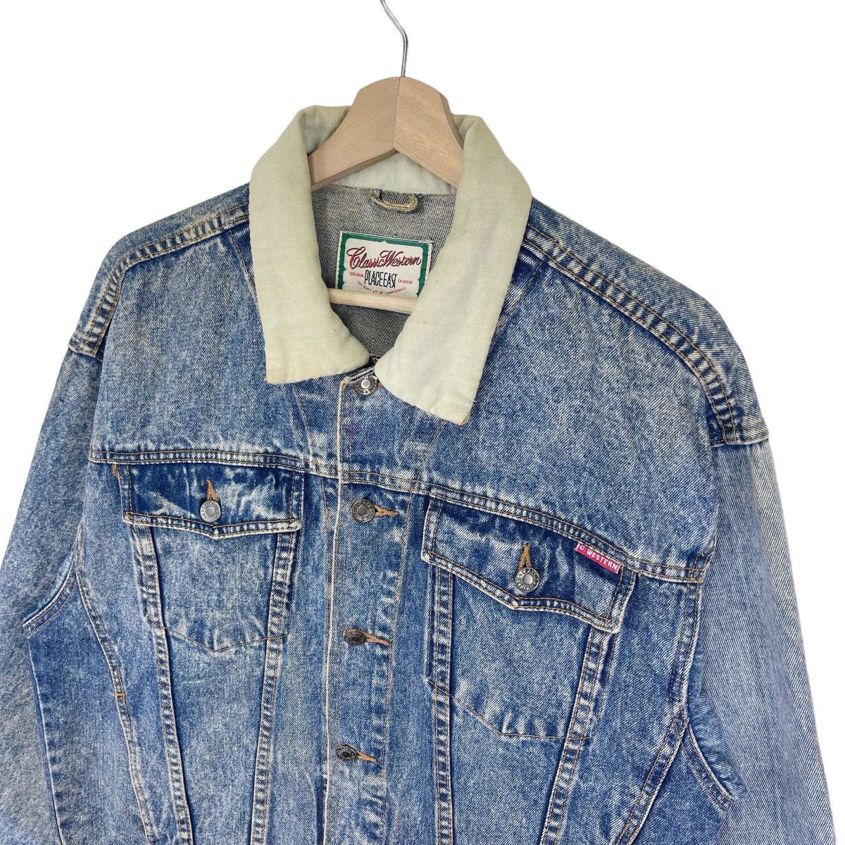 Vintage Classic western Denim Trucker Jacket Size US M / EU 48-50 / 2 - 4 Thumbnail