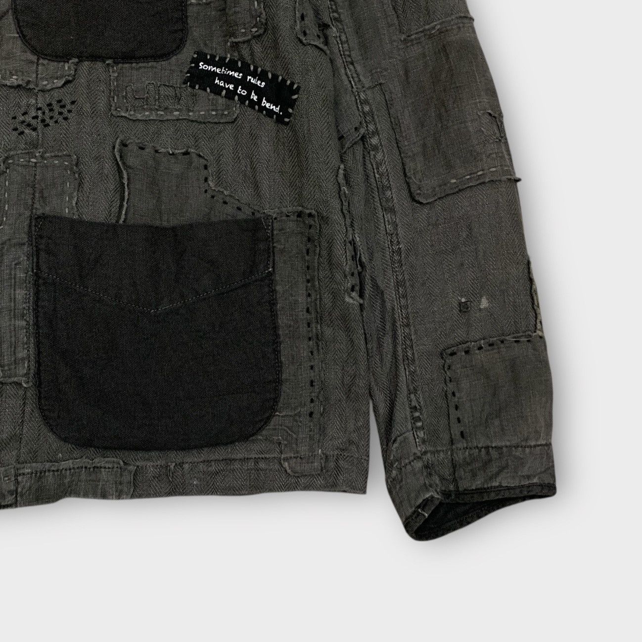 Porter Classic PORTER CLASSIC PATCH FRENCH WORK BORO JACKET SASHIKO Size US M / EU 48-50 / 2 - 12 Thumbnail