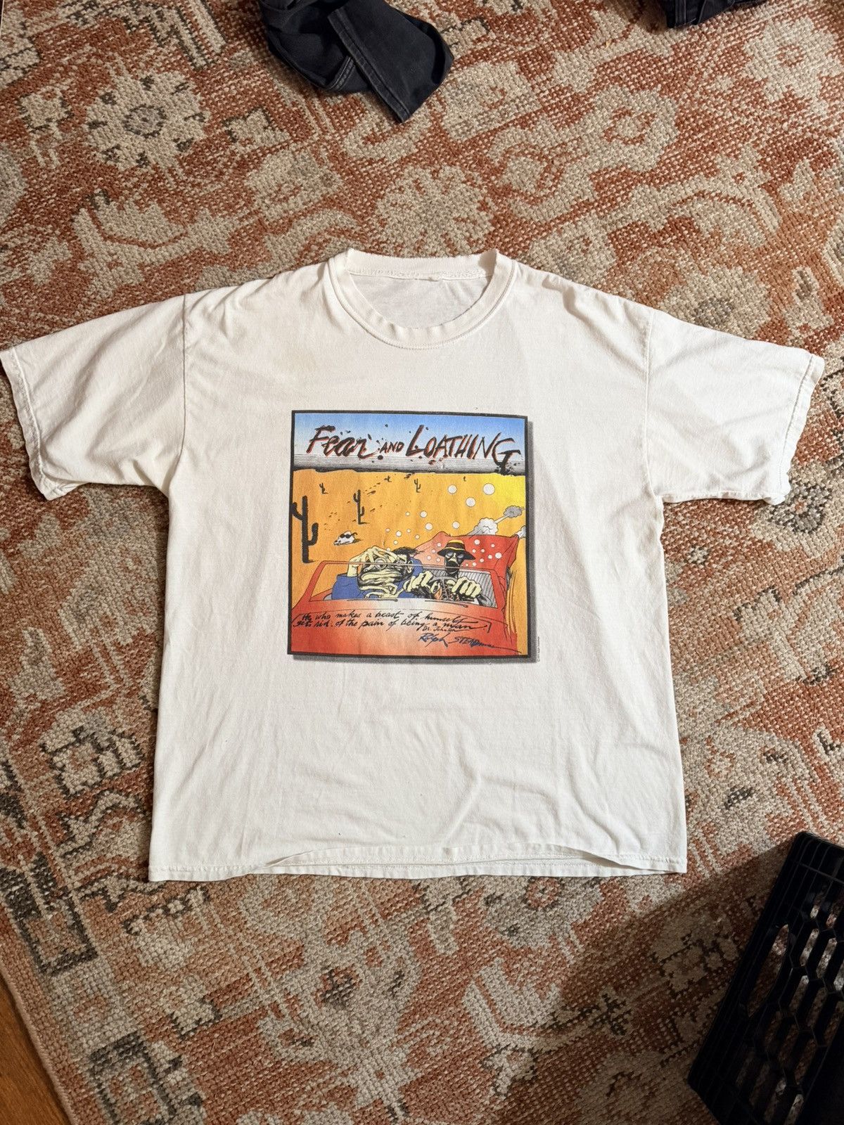 Vintage Fear and loathing Ralph Steadman 90s graphic Tee Size Large Size US L / EU 52-54 / 3 - 1 Thumbnail