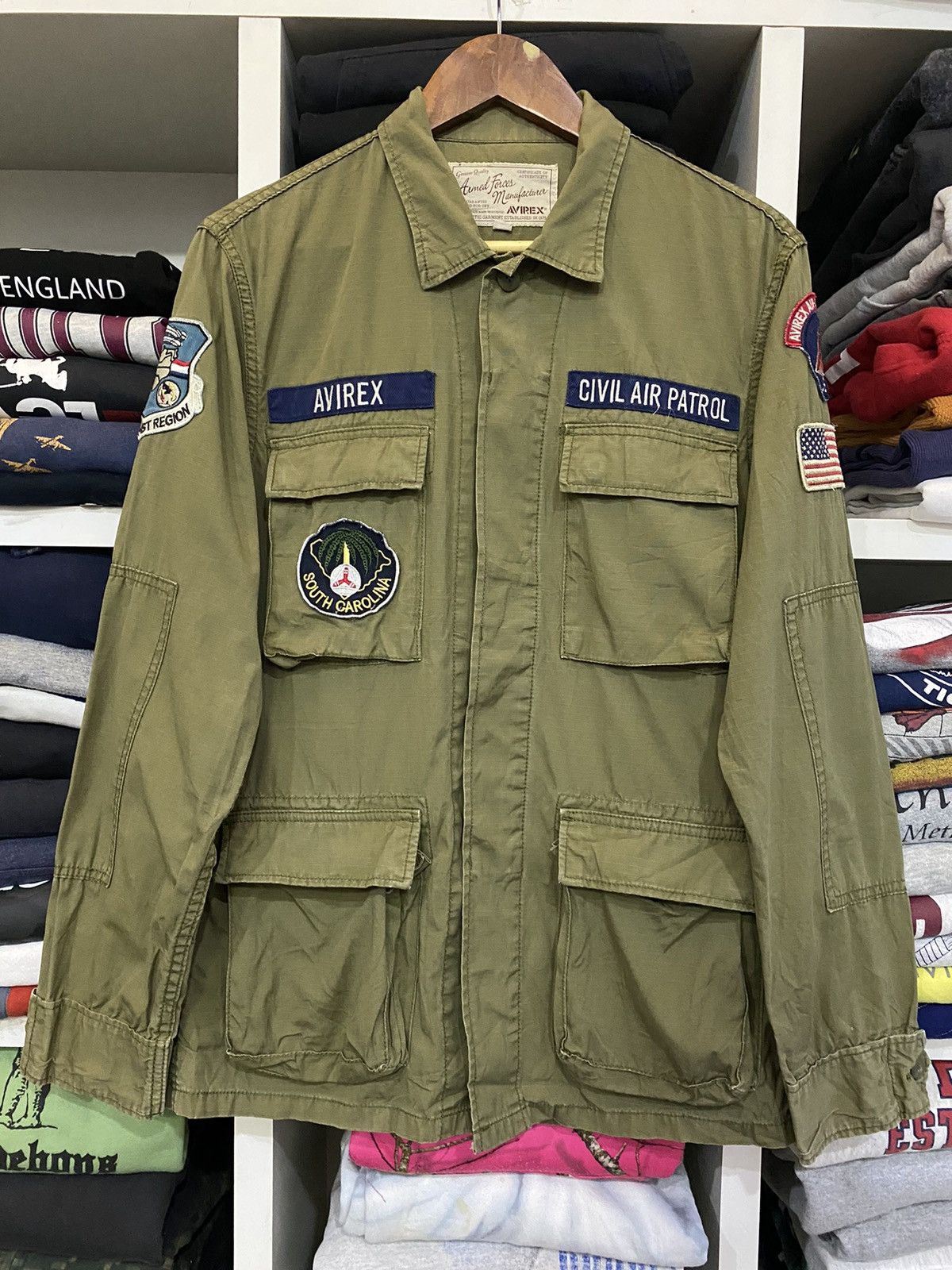 Avirex × Vintage Vintage Avirex patch jacket Size US M / EU 48-50 / 2 - 2 Thumbnail