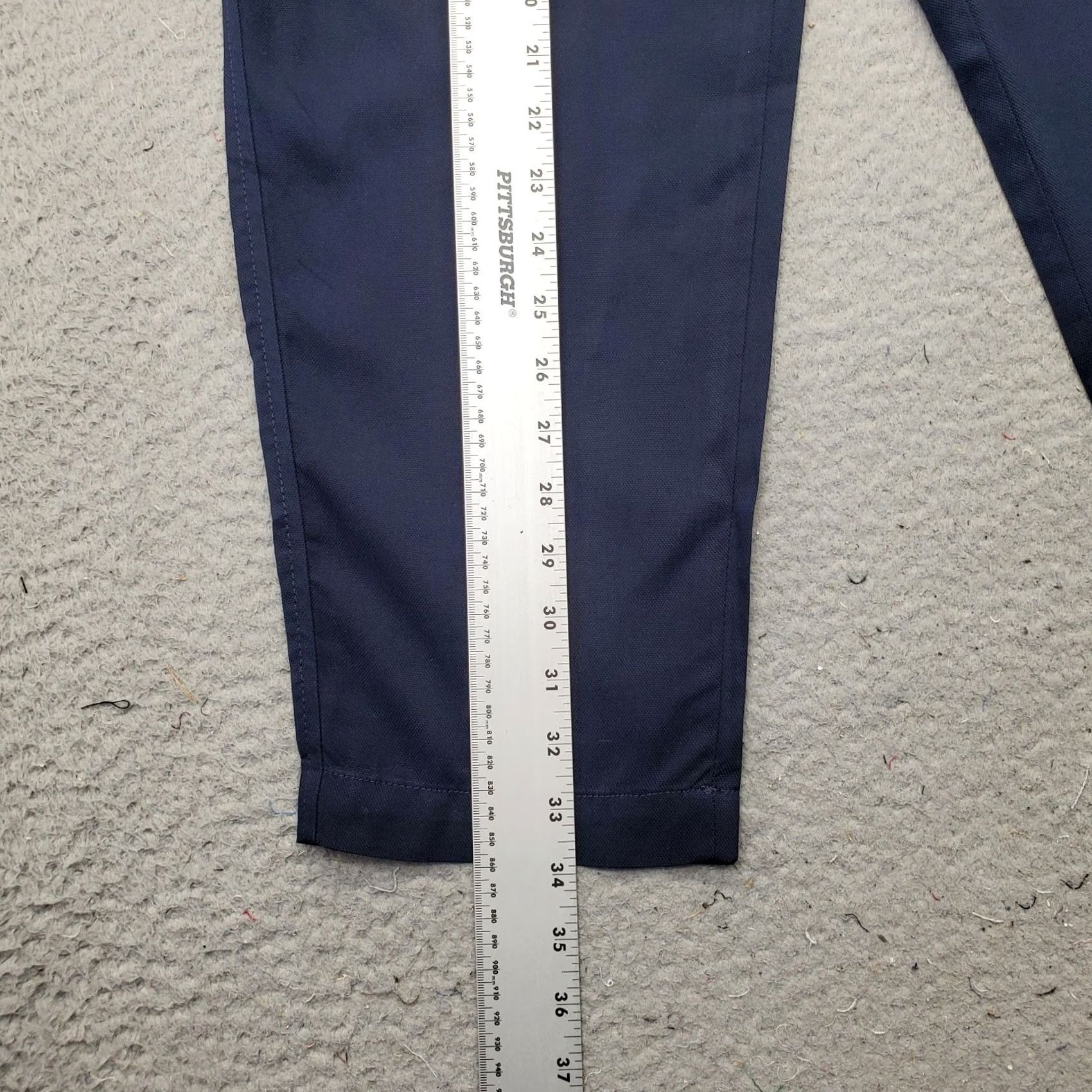 Talbots Talbots Ankle Pants Women 8P Navy Stretch Slash Pocket Elastic Waistband Pull On Pants Womens Size 8P Navy Stretch Slas h Pocket Elastic Waistband Size 30" / US 8 / IT 44 - 3 Thumbnail