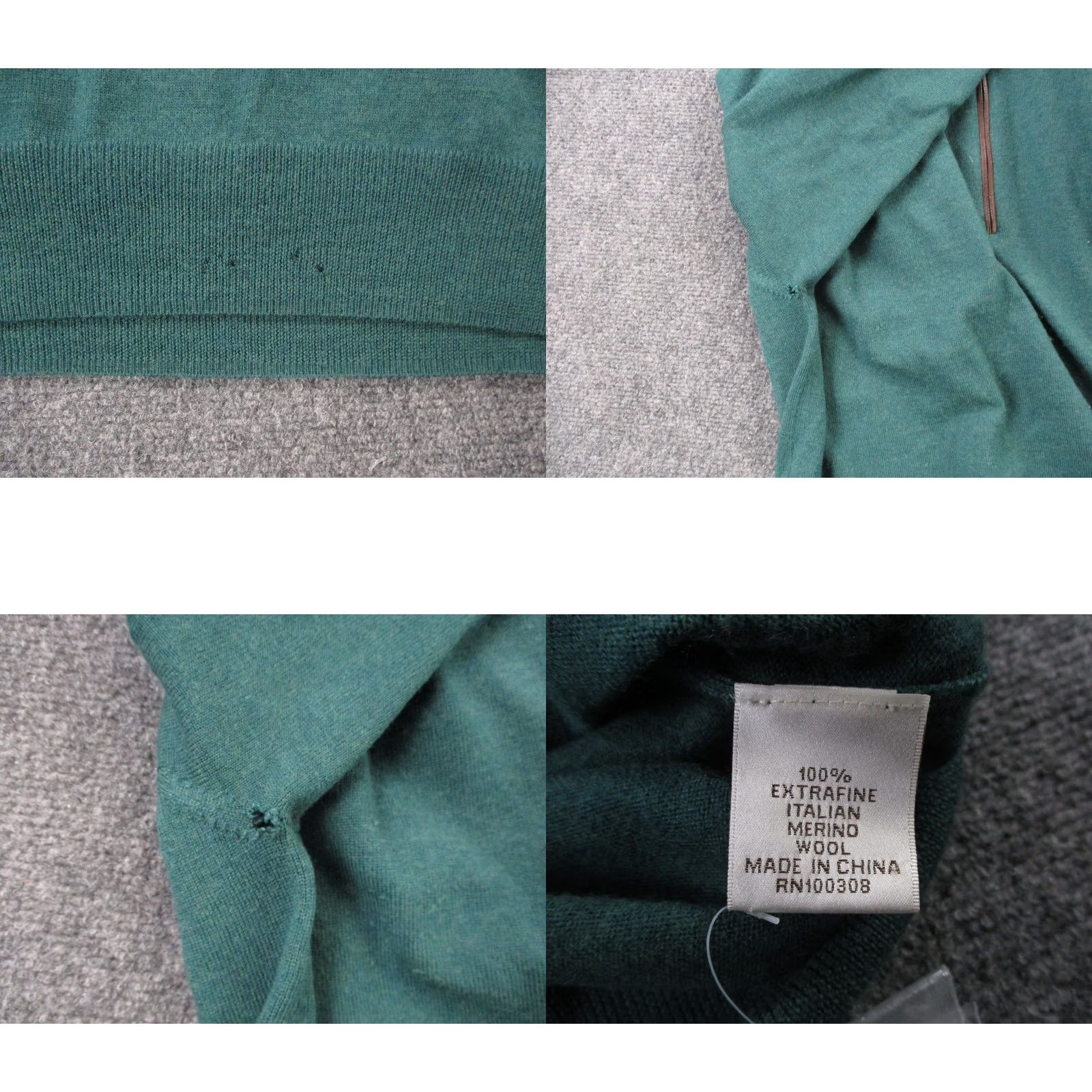 Peter Millar Peter Millar Jacket Mens L Green Merino Wool Performance Stretch Pullover Active Windbreaker 1/4 Zip Size US L / EU 52-54 / 3 - 8 Thumbnail