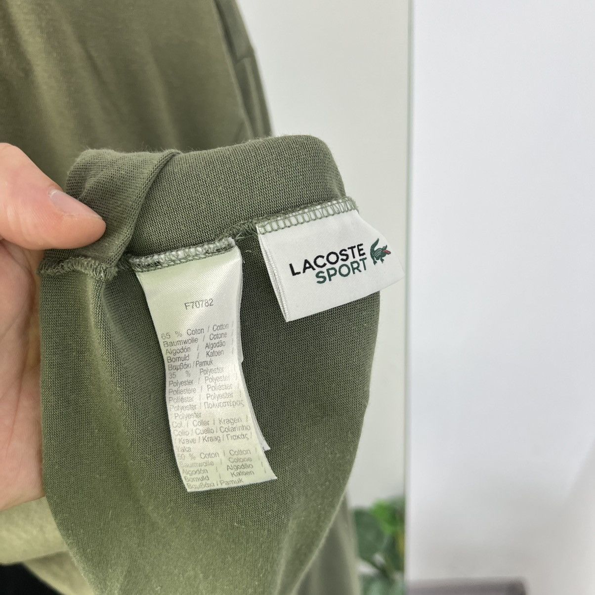 Lacoste Vintage Lacoste Sport Mini Logo Long Sleeve Streetwear 90s Size US S / EU 44-46 / 1 - 4 Thumbnail