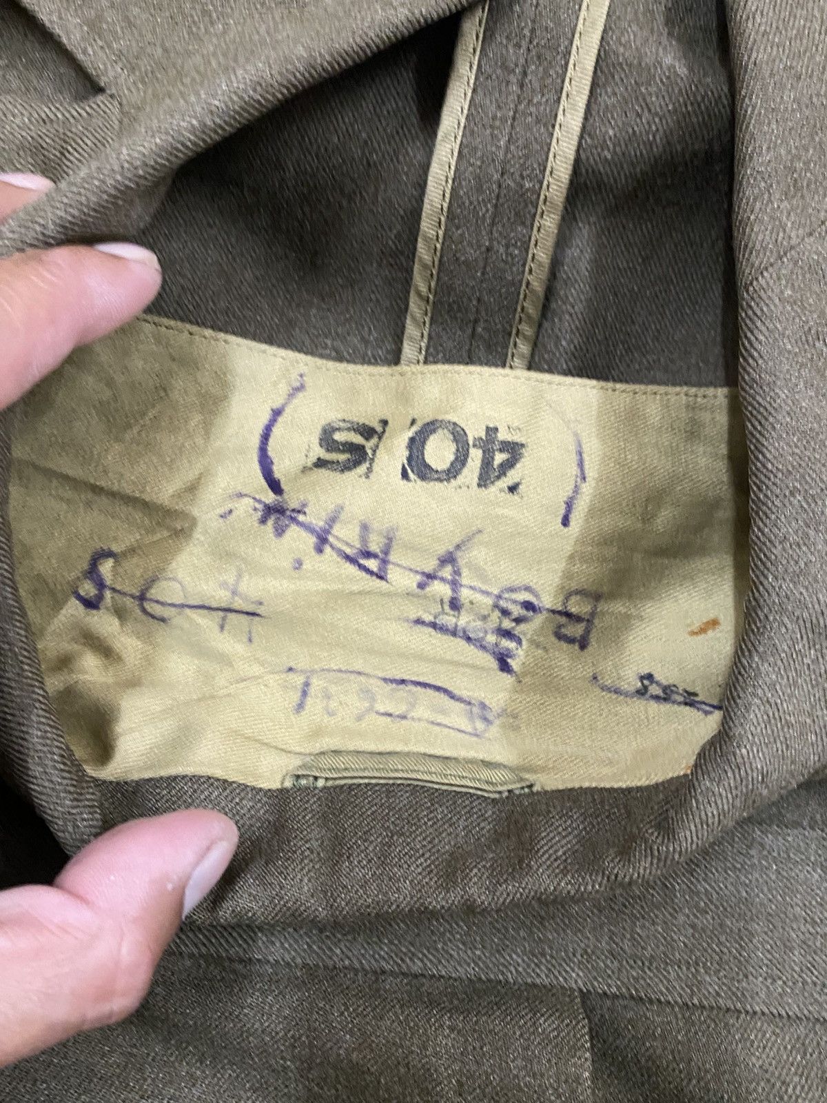 Other Vtg 1940s U.S. Army WWII Wool Service Coat M1941 Insignia Size US S / EU 44-46 / 1 - 14 Thumbnail