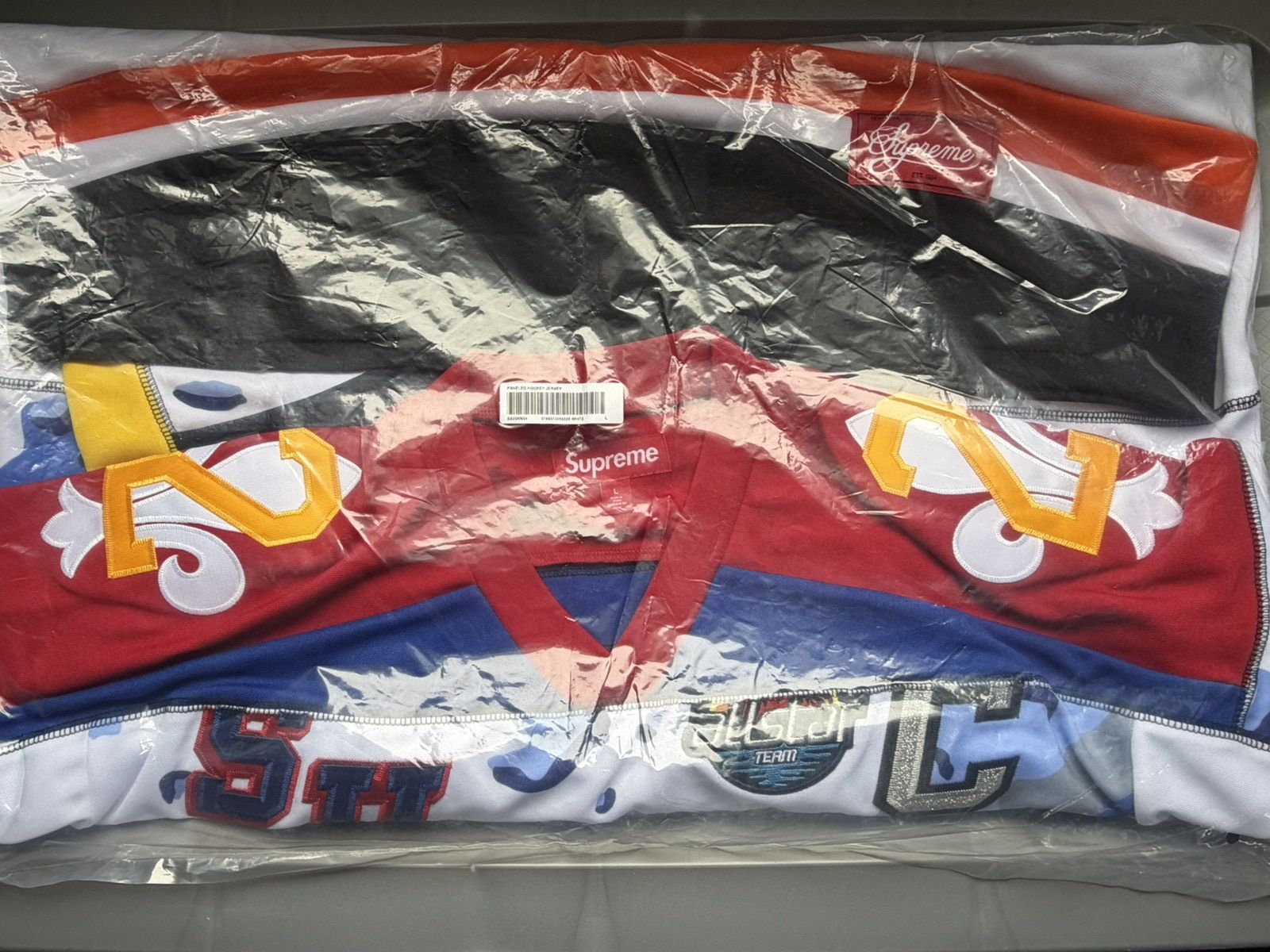 Supreme Supreme Paneled Hockey Jersey Size US L / EU 52-54 / 3 - 1 Thumbnail
