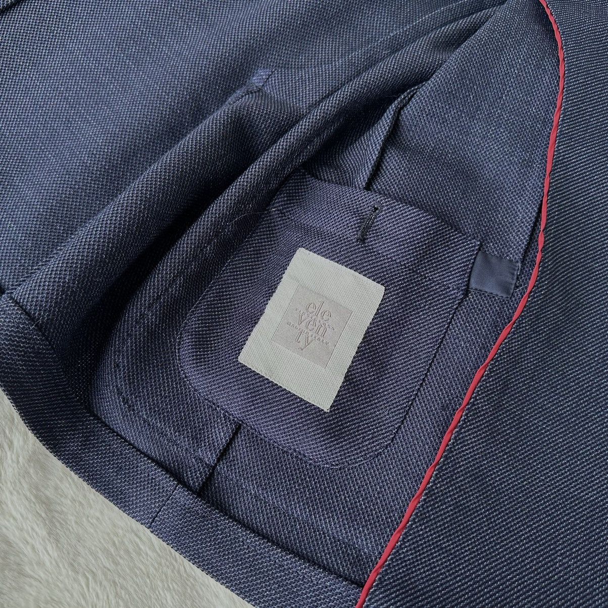 Eleventy Sport Coat in Blue Textured Wool 52EU/42US Size 52S - 5 Thumbnail