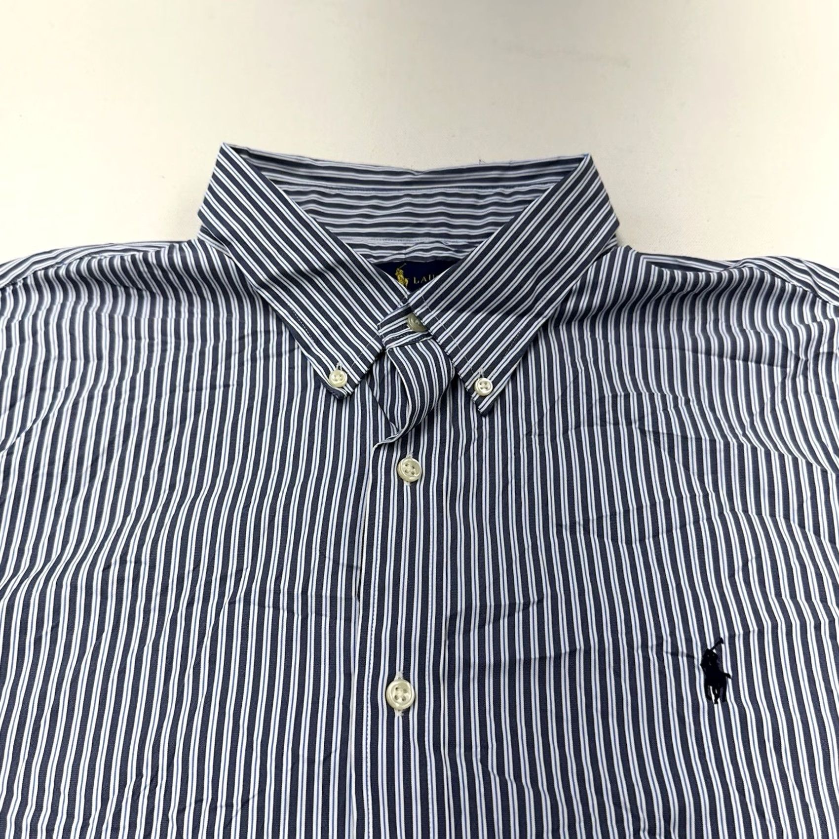 Ralph Lauren Ralph Lauren Performance Slim Fit Button Down Shirt Mens 2XL Blue Striped Size US XXL / EU 58 / 5 - 6 Thumbnail