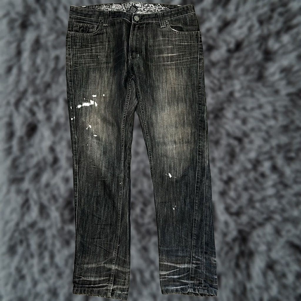 Olive Live Fast Die Young Jeans 36x32 Slim Distressed Size US 36 / EU 52 - 1 Thumbnail