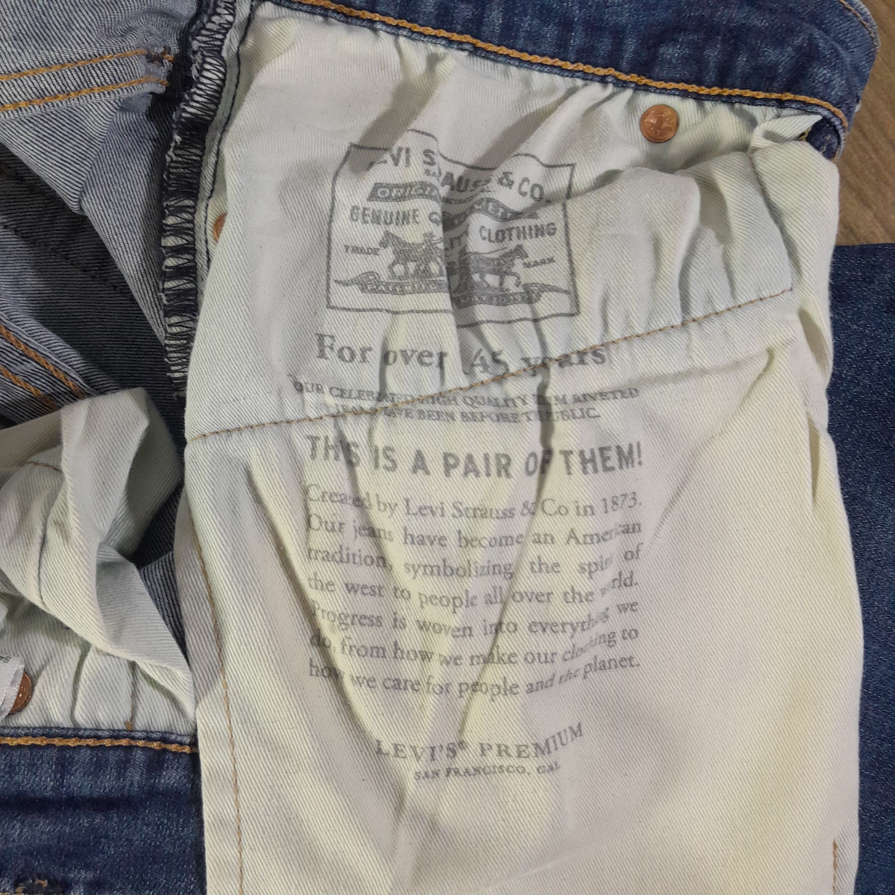 Levi's Vintage Levi's 511 Big E Jeans pants Size 28" / US 6 / IT 42 - 11 Thumbnail