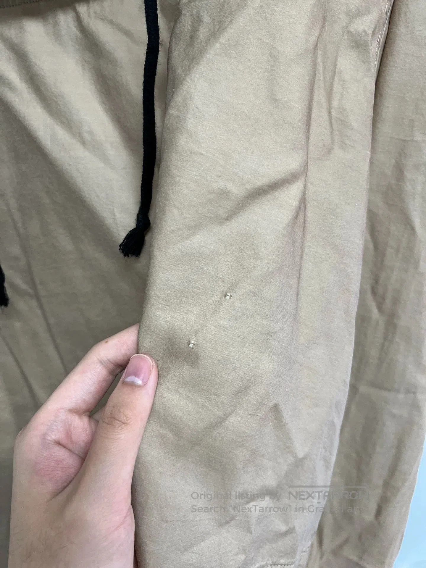 Dries Van Noten Beige Hooded Light Jacket Size M. Size US M / EU 48-50 / 2 - 8 Thumbnail