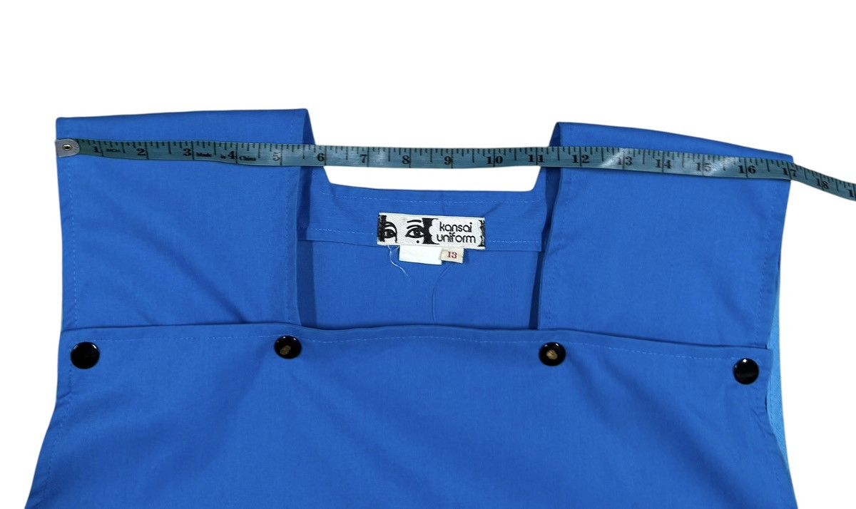 Kansai Yamamoto Vtg🔥Kansai Uniform Apron Dress Patch Pocket Jacket Size M / US 6-8 / IT 42-44 - 13 Thumbnail