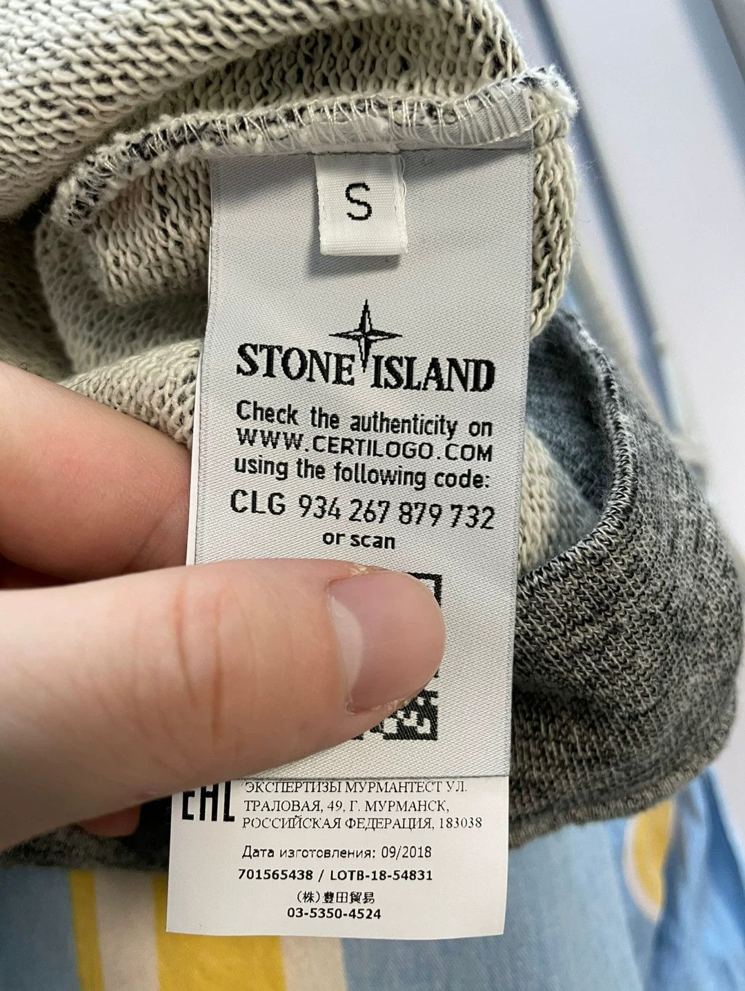 Stone Island STONE ISLAND 19SS Embroidered Logo Gray Hoodie S Size US S / EU 44-46 / 1 - 6 Thumbnail