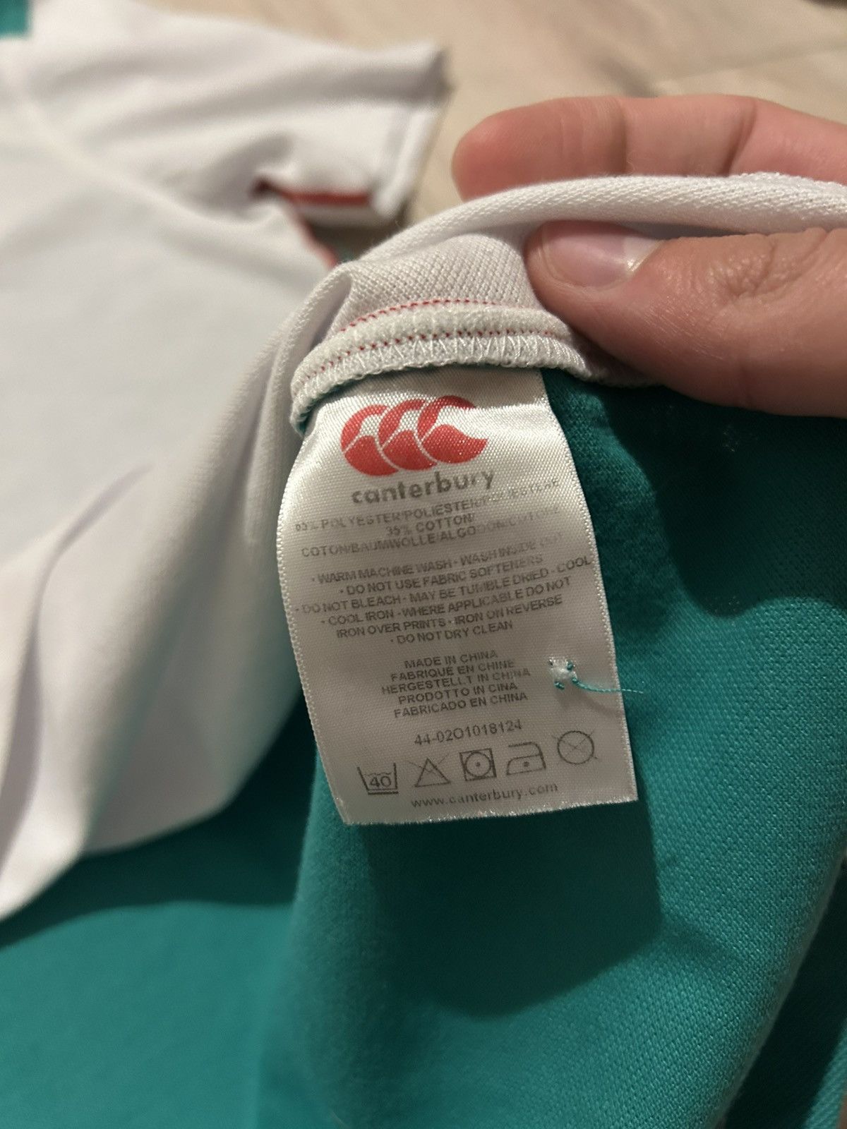 Canterbury of New Zealand Canterbury of New Zealand Leicester Tigers rugby jersey Size US M / EU 48-50 / 2 - 9 Thumbnail