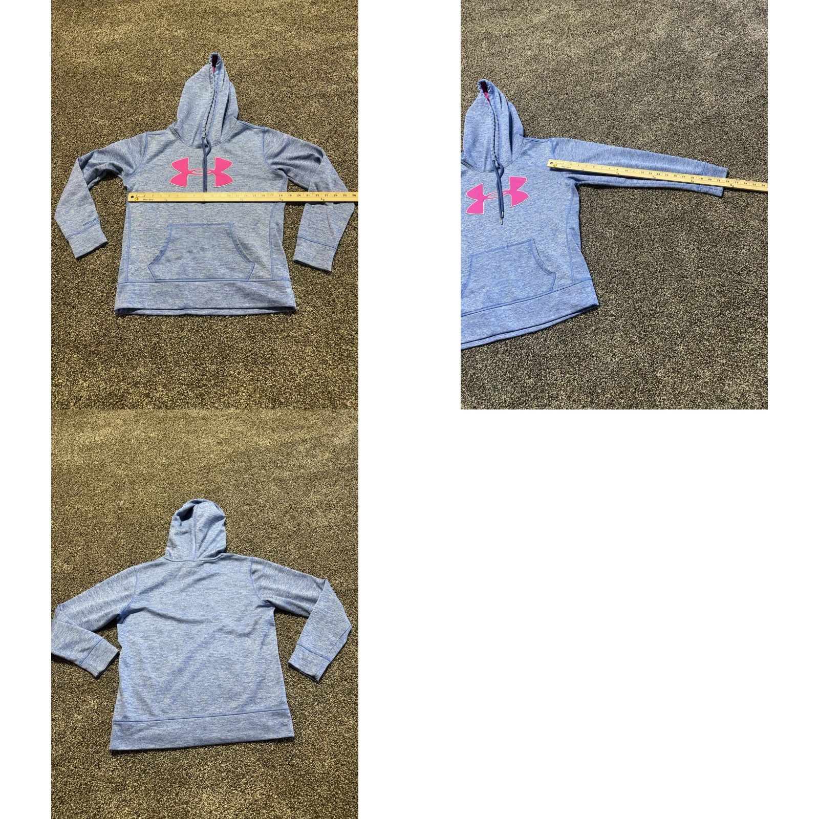 VINTAGE Nike & Under Armour Womens Hoodie Pullover Size Small Lot Of 2 Multicolor
