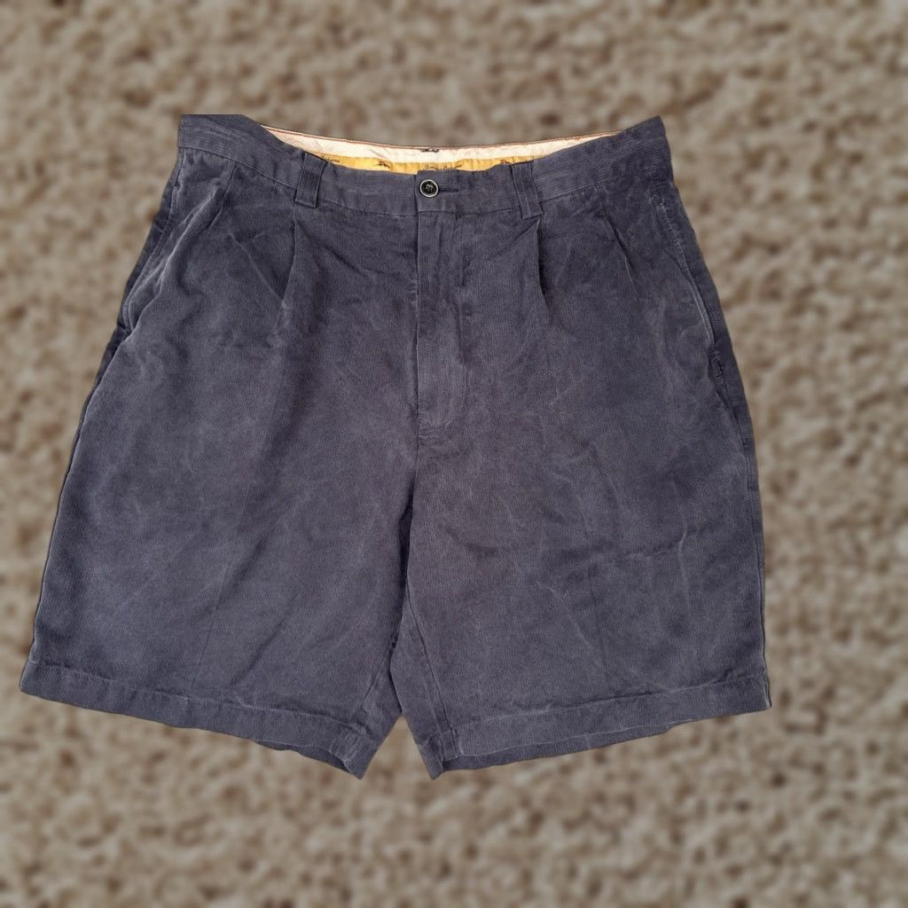 Tommy Bahama Tommy Bahama Shorts Adult 33 Blue 100% Silk Pleated Beach Vacation Resort 33x9 Size US 33 - 1 Thumbnail