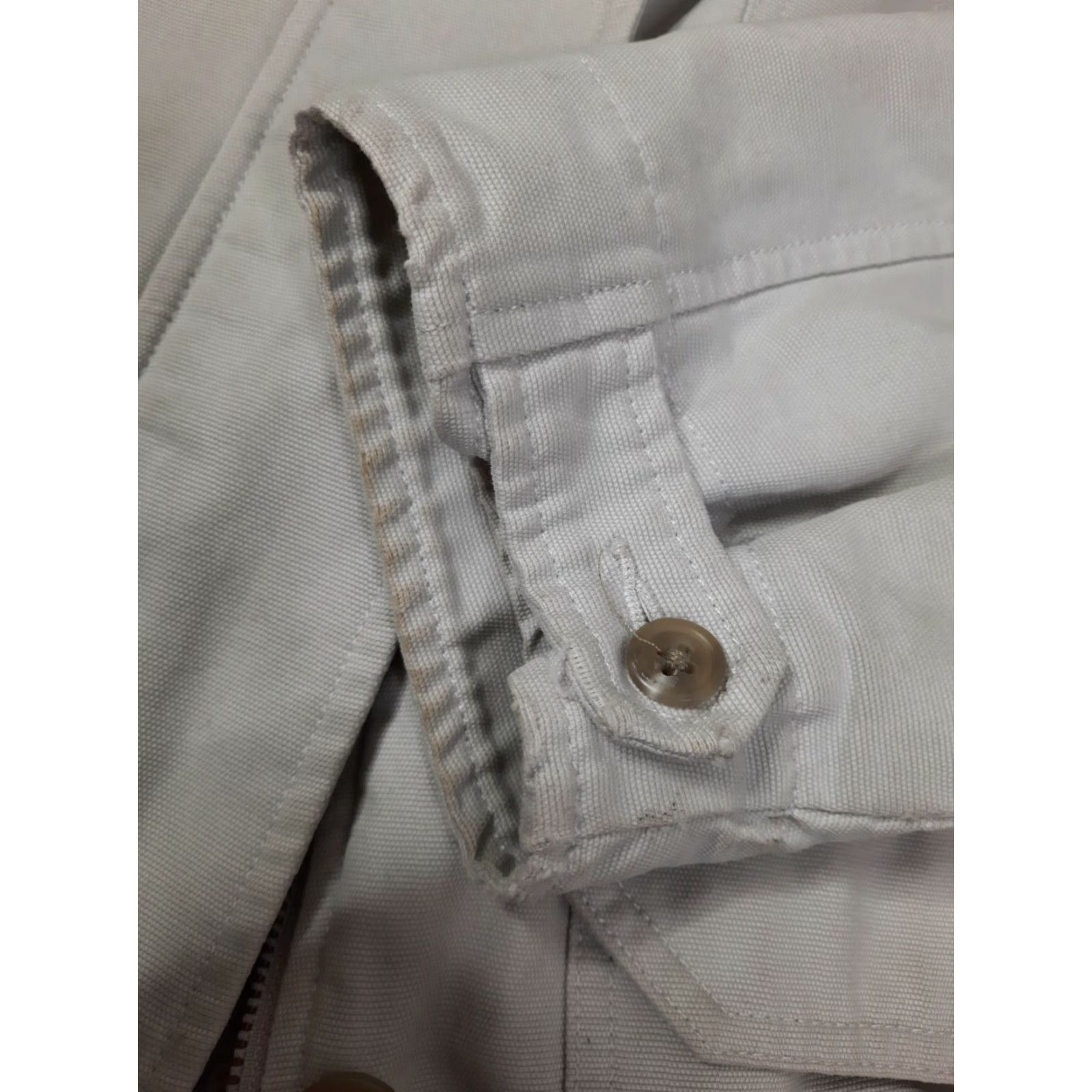 Eddie Bauer VINTAGE Eddie Bauer Khaki Canvas Barn Coat Jacket Bomber Women's Small Chore Coat Beige Canvas Barn Coat Eddie Bauer Women's Small Vintage Coat M Size S / US 4 / IT 40 - 8 Thumbnail