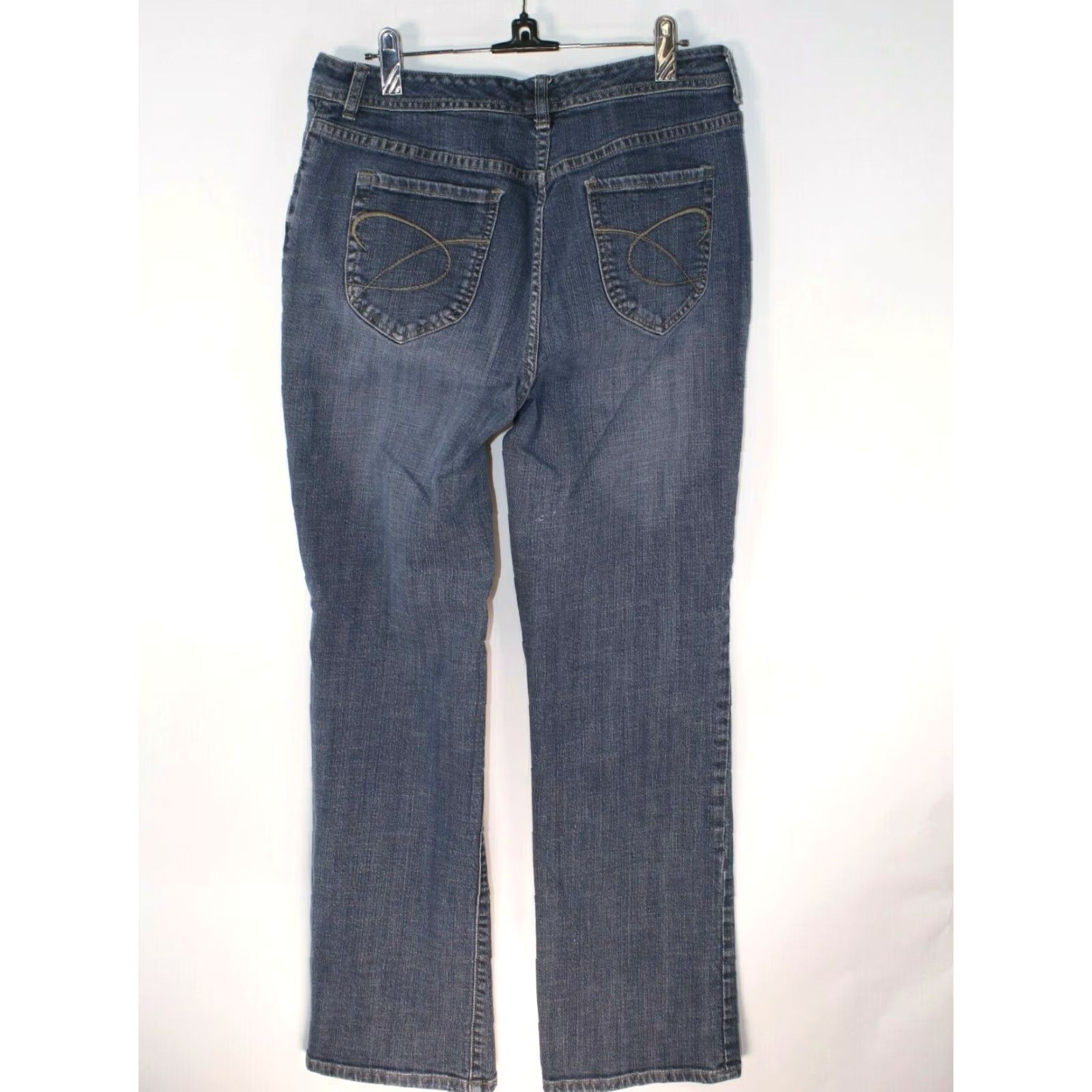 Vintage VINTAGE Chico's Bootcut Jeans Womens Size 1 Regular Fit High Rise Medium Wash Denim 30x29.5 Size 30" / US 8 / IT 44 - 4 Thumbnail