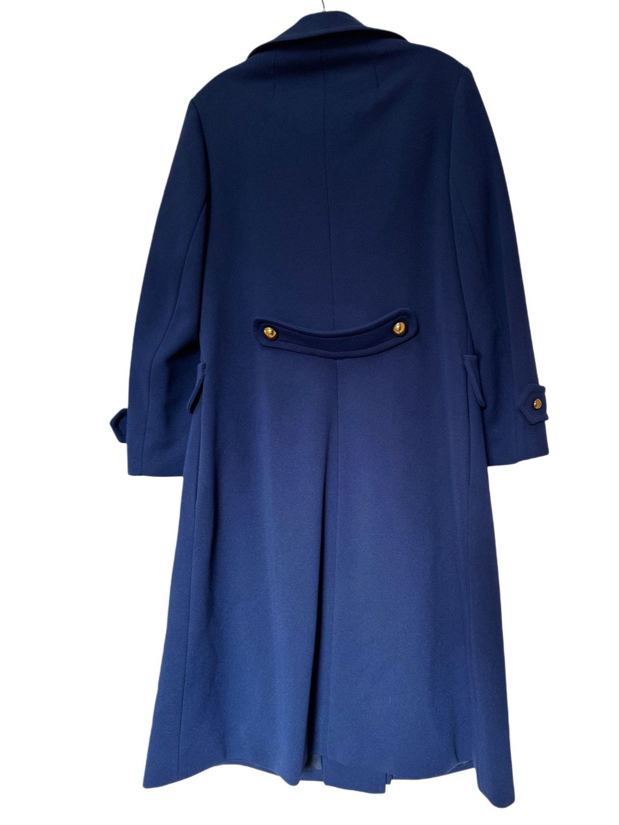 Vintage Alligator navy blue Peacoat women’s vintage 70s coat gold Size M / US 6-8 / IT 42-44 - 2 Thumbnail