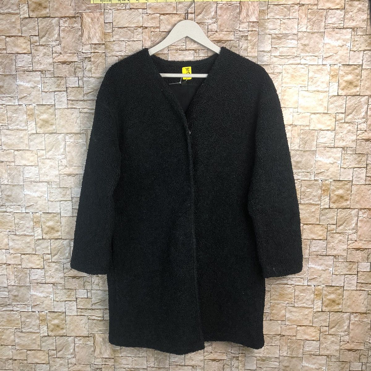 Homespun Knitwear Uniqlo Black Cardigan fleece Knitwear #A208 Size M / US 6-8 / IT 42-44 - 1 Thumbnail