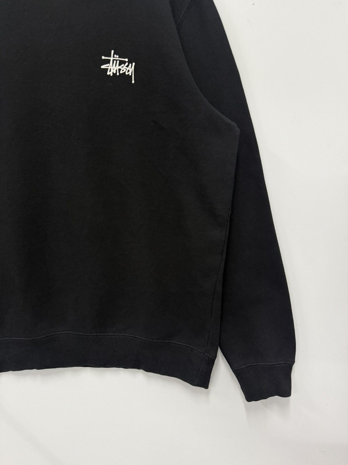 Stussy 🔥 VINTAGE STUSSY BACKHIT LOGO SPELLOUT STREETWEAR SWEAT - S Size US S / EU 44-46 / 1 - 3 Thumbnail