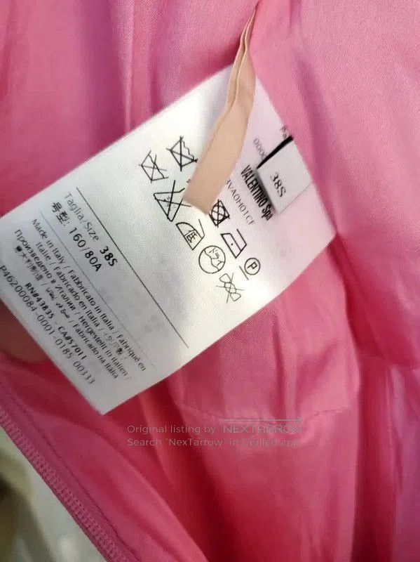 Valentino Valentino Pink Wool Flared Sleeve Dress . Size XS / US 0-2 / IT 36-38 - 7 Thumbnail
