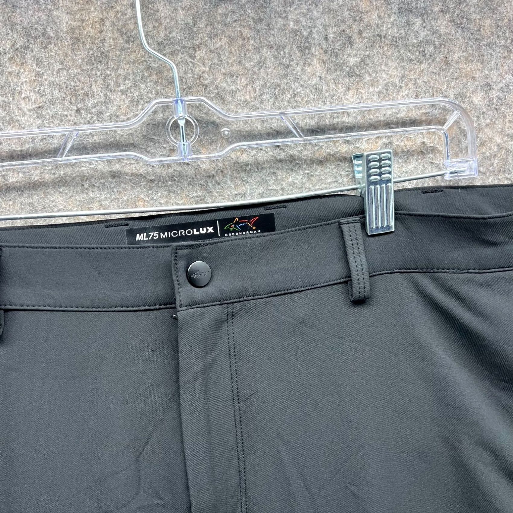 Vintage VINTAGE: No? (but per rules, vintage would be VINTAGE if applicable) Greg Norman Pants Men 40x30 Black Chino Flat Front Dress Casual Formal Workwear Size US 40 / EU 56 - 7 Thumbnail