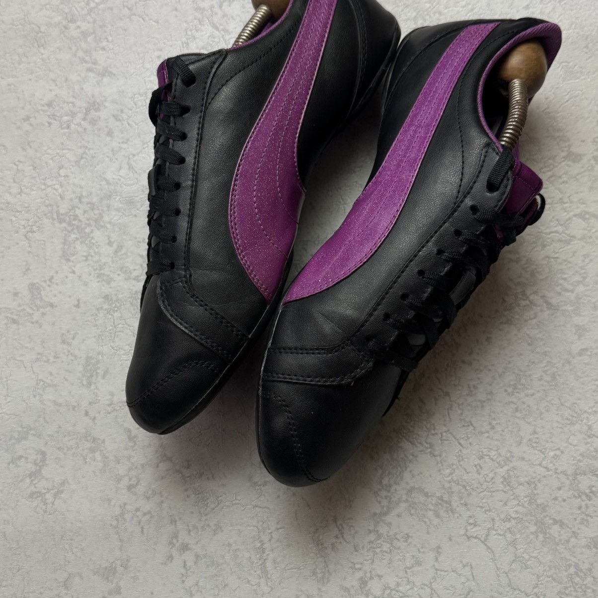 Puma Vintage Puma Speedcat Black/Purple Size 39 Size US 9 / IT 39 - 7 Thumbnail