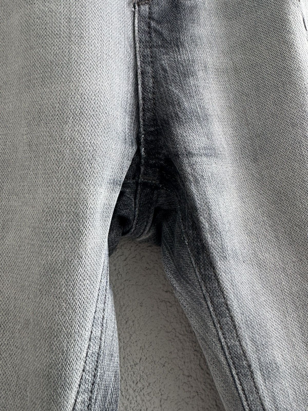Diesel Diesel Industry Distressed Grey Jeans Slim Fit Faded Denim Size US 27 - 6 Thumbnail