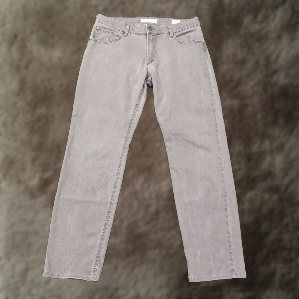 BRAX BRAX Modern Fit Gray Denim Jeans Mens 33 Regular 5-Pocket Size US 33 - 1 Thumbnail