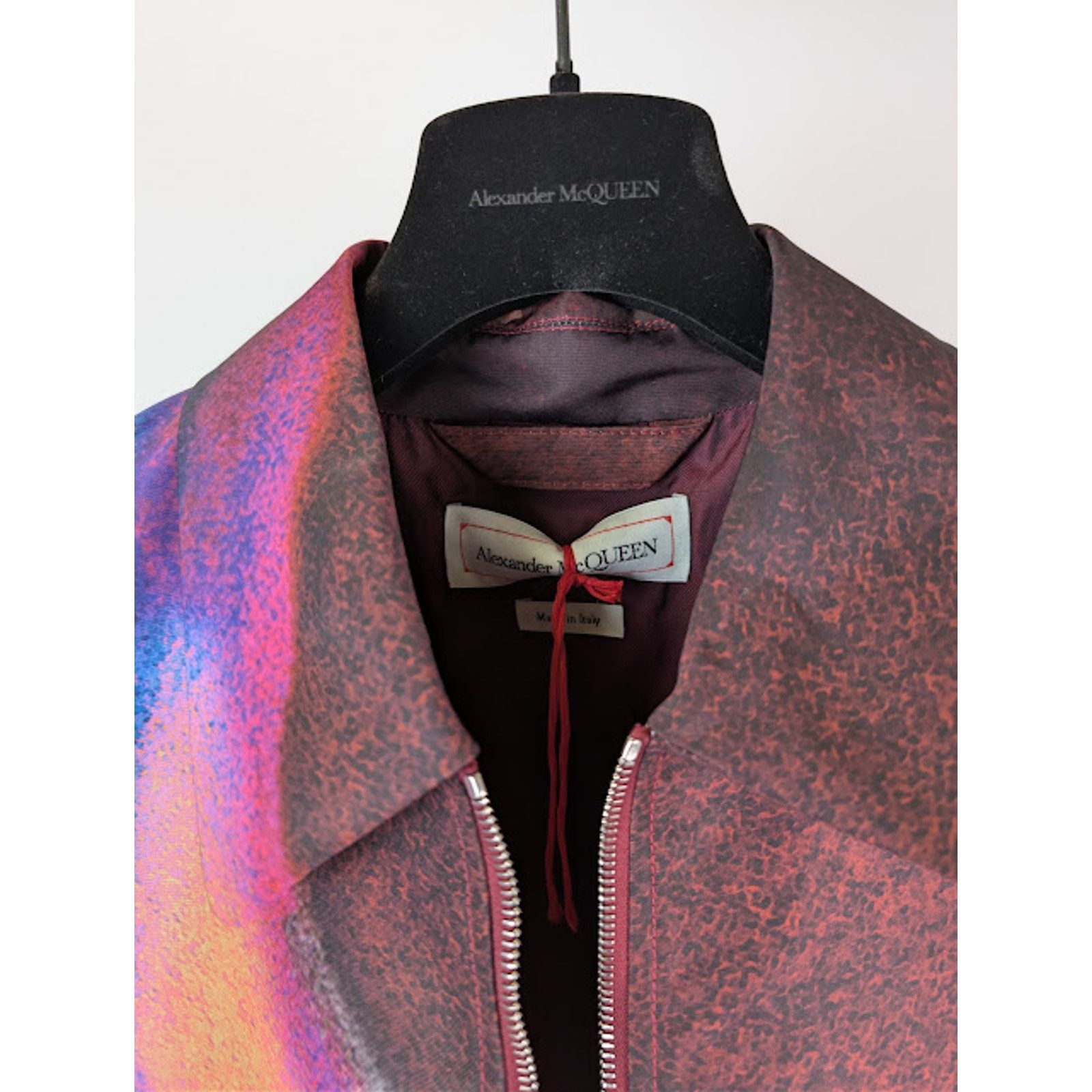 Alexander McQueen o1rshd1 Elasticated Bomber Jacket in Luminous Size US L / EU 52-54 / 3 - 11 Thumbnail
