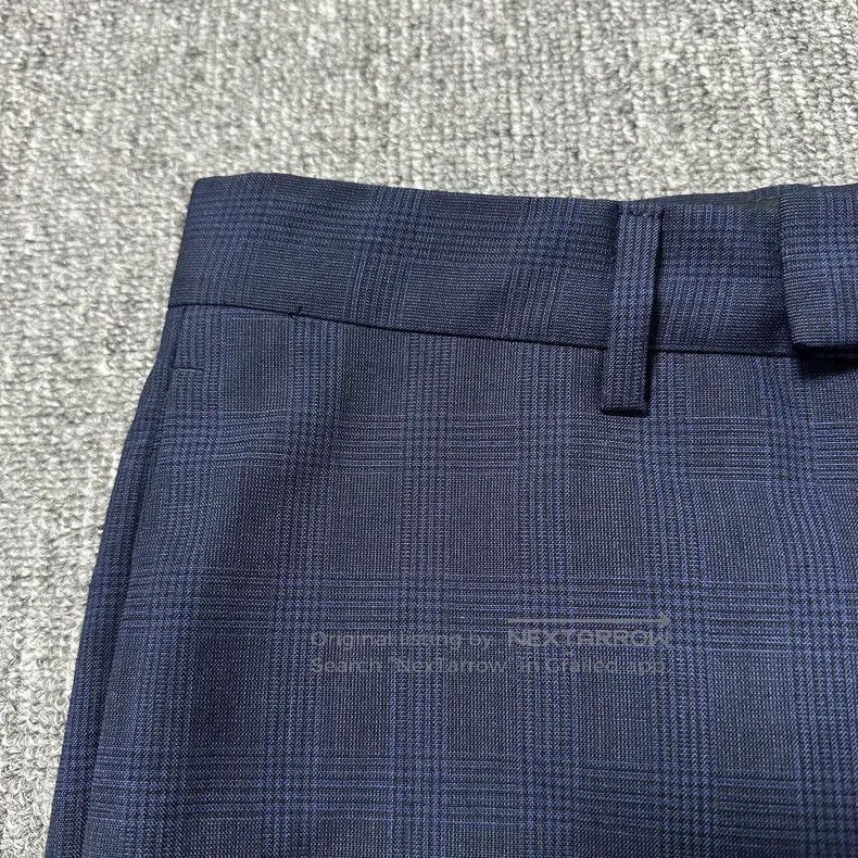 Dior Dior Navy Blue Plaid Wool Trousers Casual Pants Size US 30 / EU 46 - 3 Thumbnail