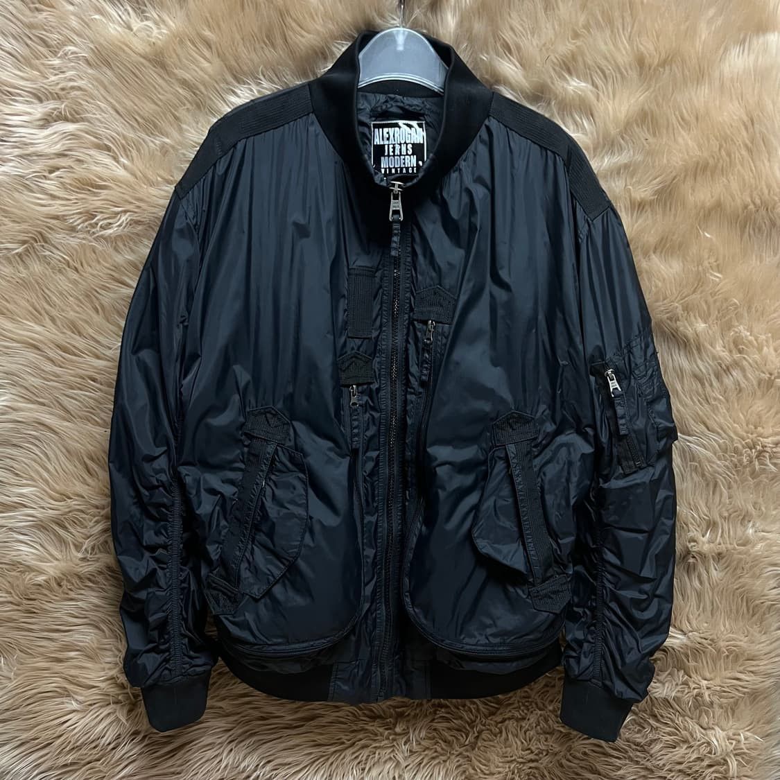 Vintage Alexrogan Bondage Shirring Arm Parachute Jacket Size US XXL / EU 58 / 5 - 1 Thumbnail