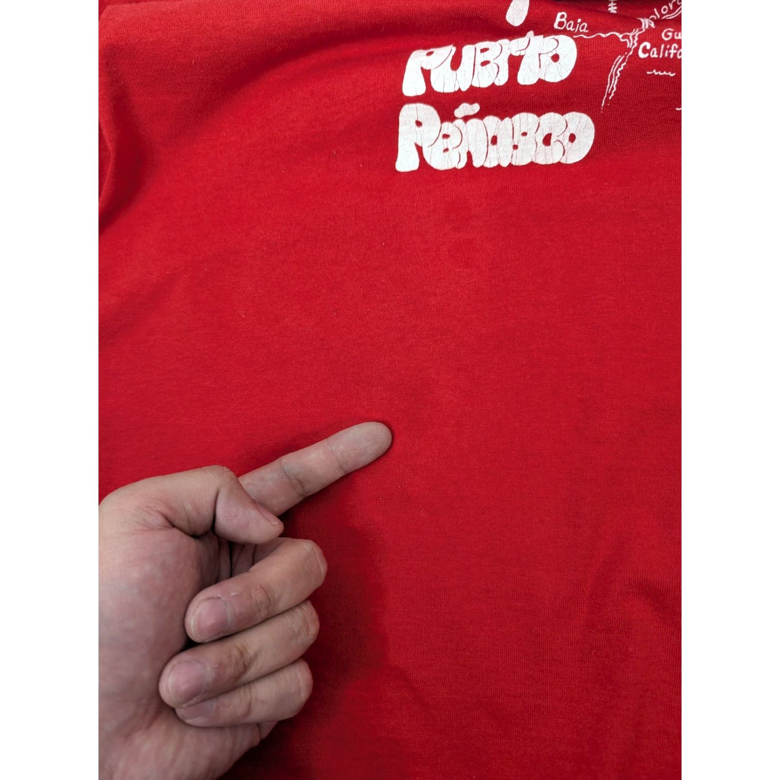 Vintage VINTAGE 80s Train Trip To Puerto Penasco Red T-Shirt Screen Stars Best Size 2XL Size US XXL / EU 58 / 5 - 4 Thumbnail