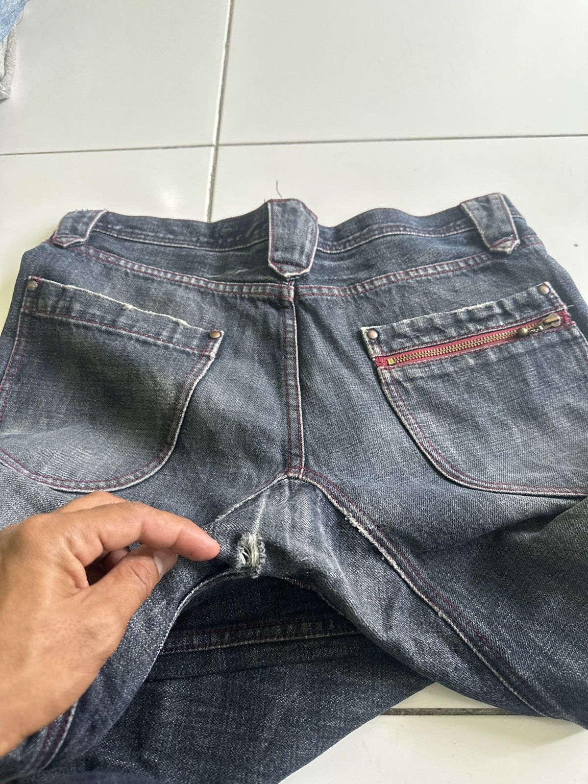 Denim & Supply Ralph Lauren × Japanese Brand Japanesse Blues Dress Blue Jeans Size US 34 / EU 50 - 10 Thumbnail