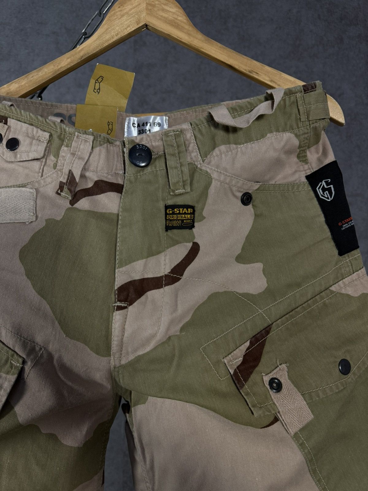 G-Star G Star camo designer vintage cargo pants Size US 30 / EU 46 - 4 Thumbnail