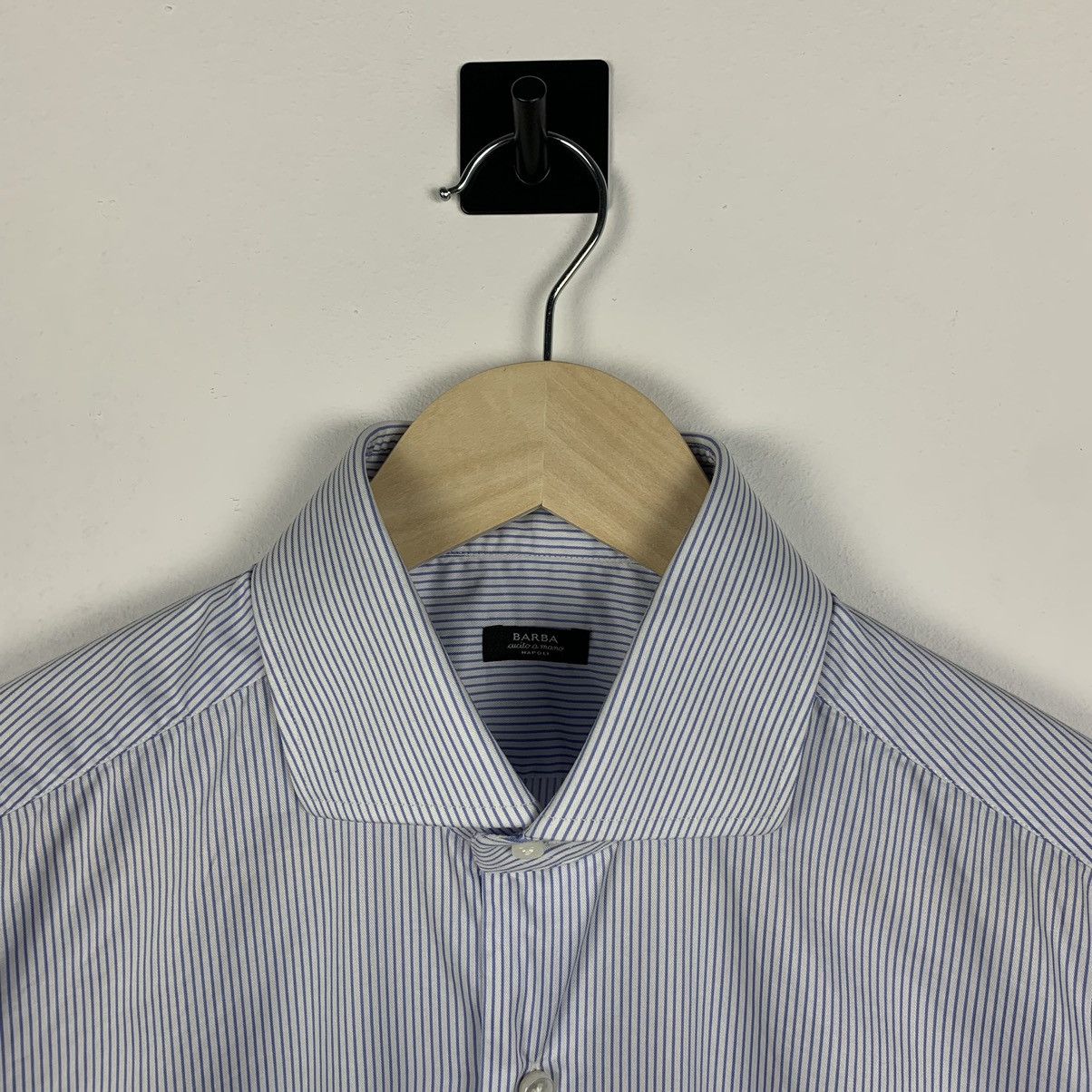 Barba Napoli Barba Napoli Classic Formal Dress Shirt Men’s Size 39 Blue Size US M / EU 48-50 / 2 - 8 Thumbnail