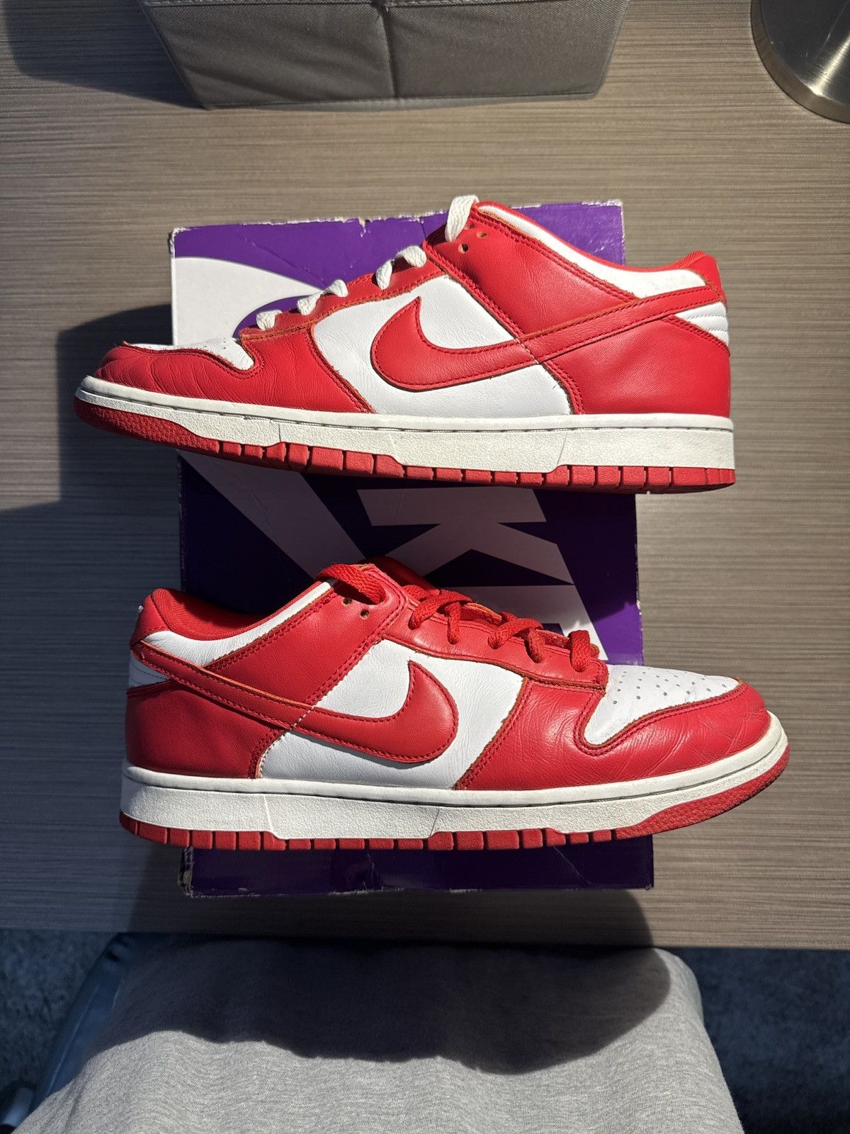 Nike Nike Dunk Low Top University Red Size US 9.5 / EU 42-43 - 1 Thumbnail