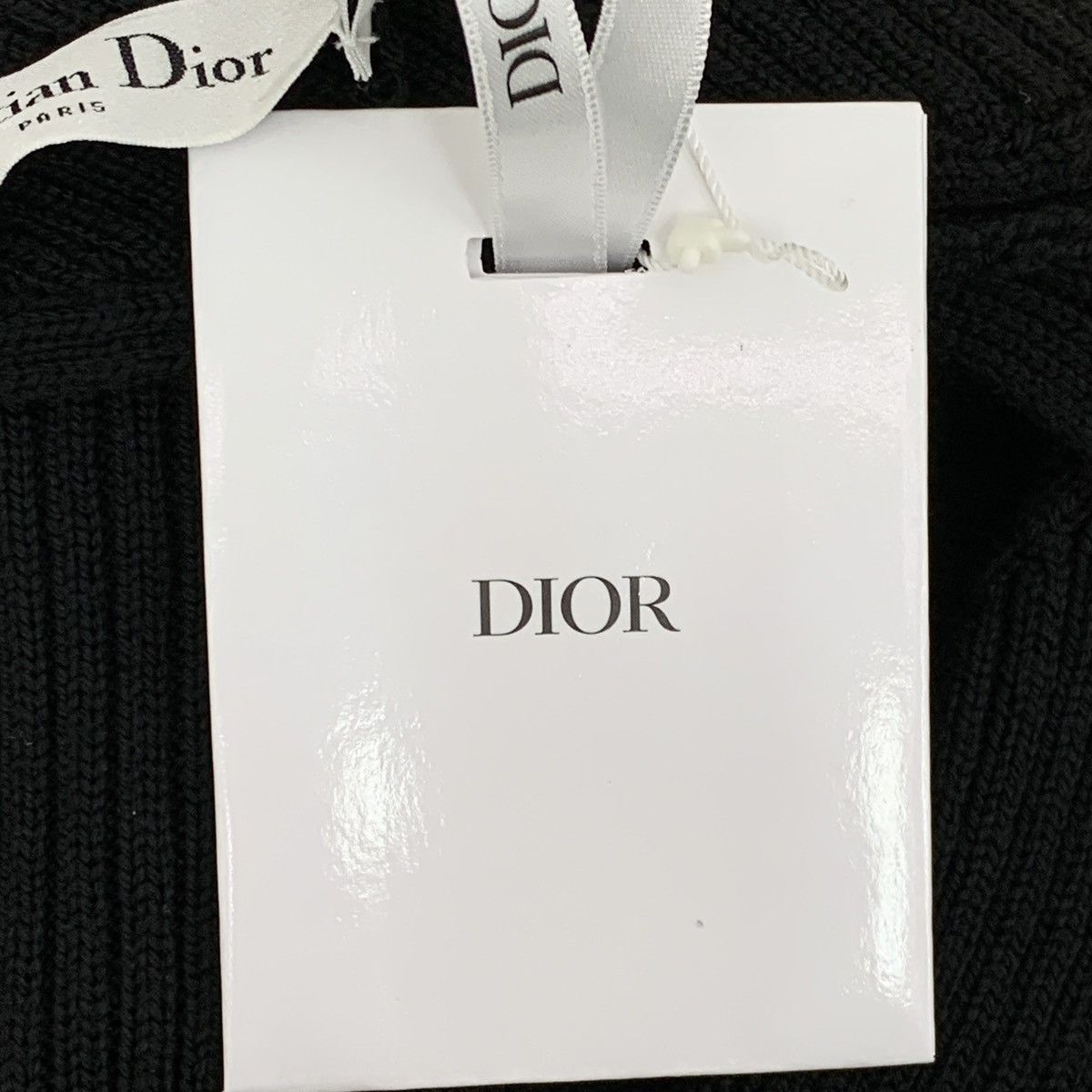 Dior Dior 23 Style Black Wool Sleeveless Knit Vest K26WX Size M / US 6-8 / IT 42-44 - 7 Thumbnail