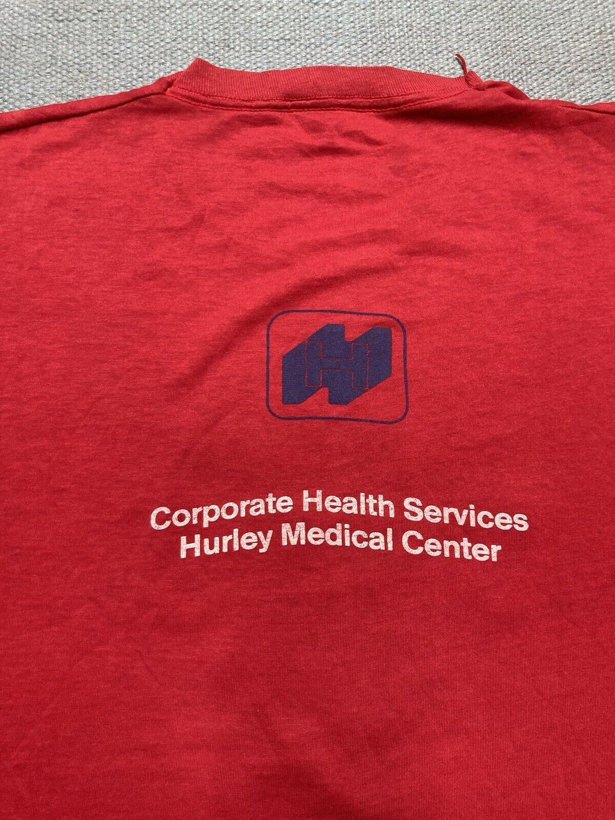 Vintage 80s t shirt flint Michigan fitness thin soft screen stars XL Size US XL / EU 56 / 4 - 6 Thumbnail