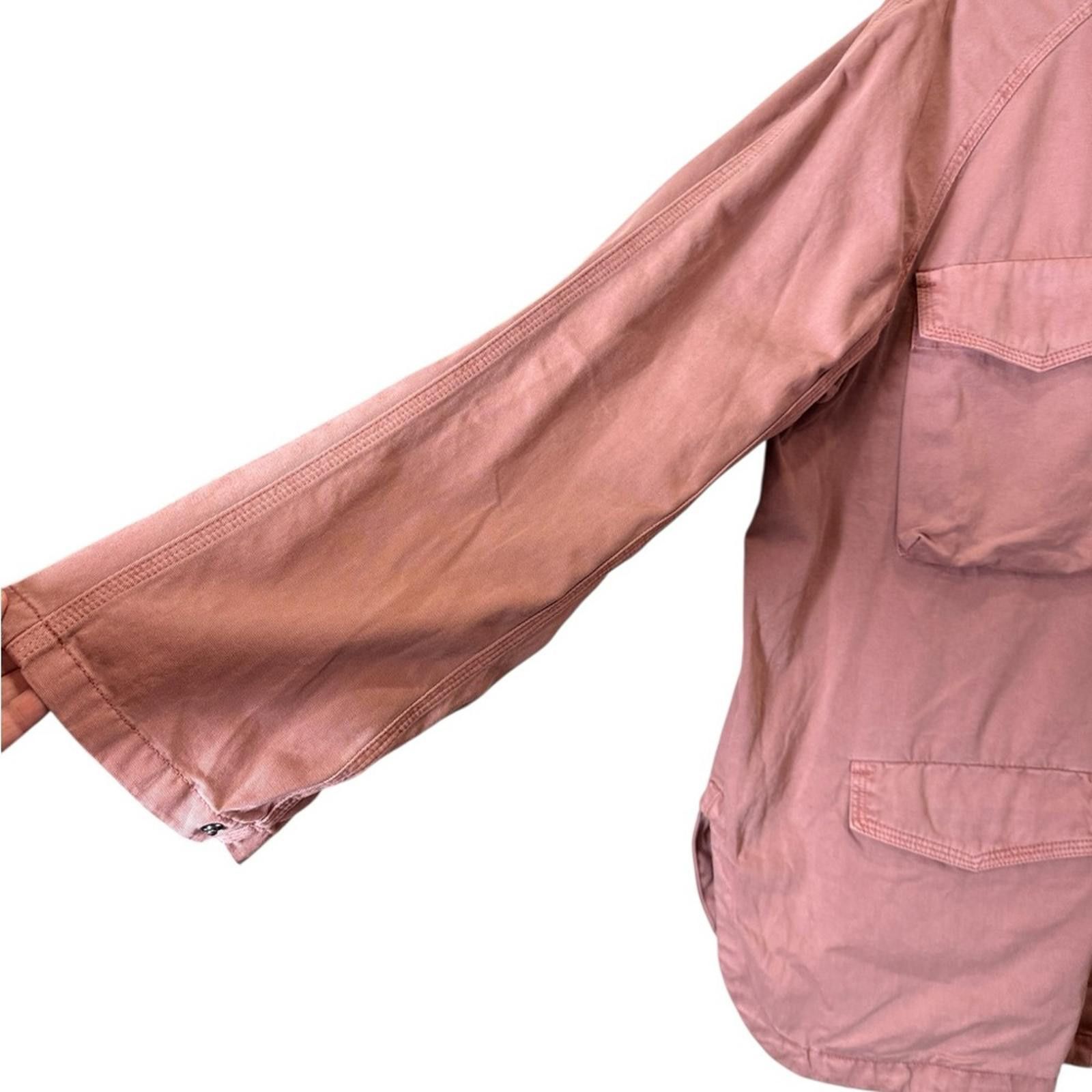 Pistola Pistola Briana Utility Cotton Shirt Jacket in Clay Sz M Size M / US 6-8 / IT 42-44 - 2 Thumbnail
