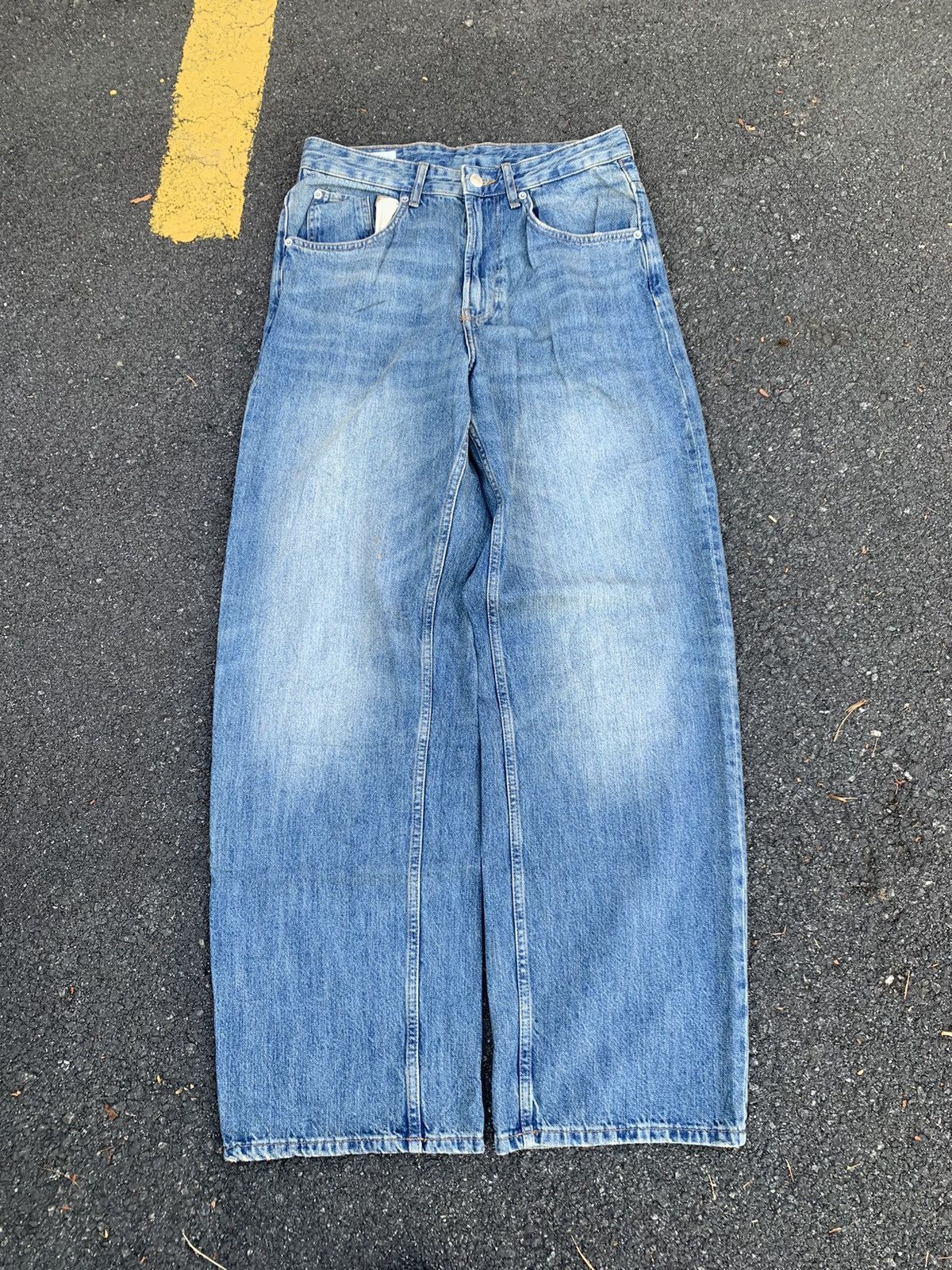 Zara BAGGY ZARA JEANS LIKE JNCO STYLE. Size US 32 / EU 48 - 3 Thumbnail