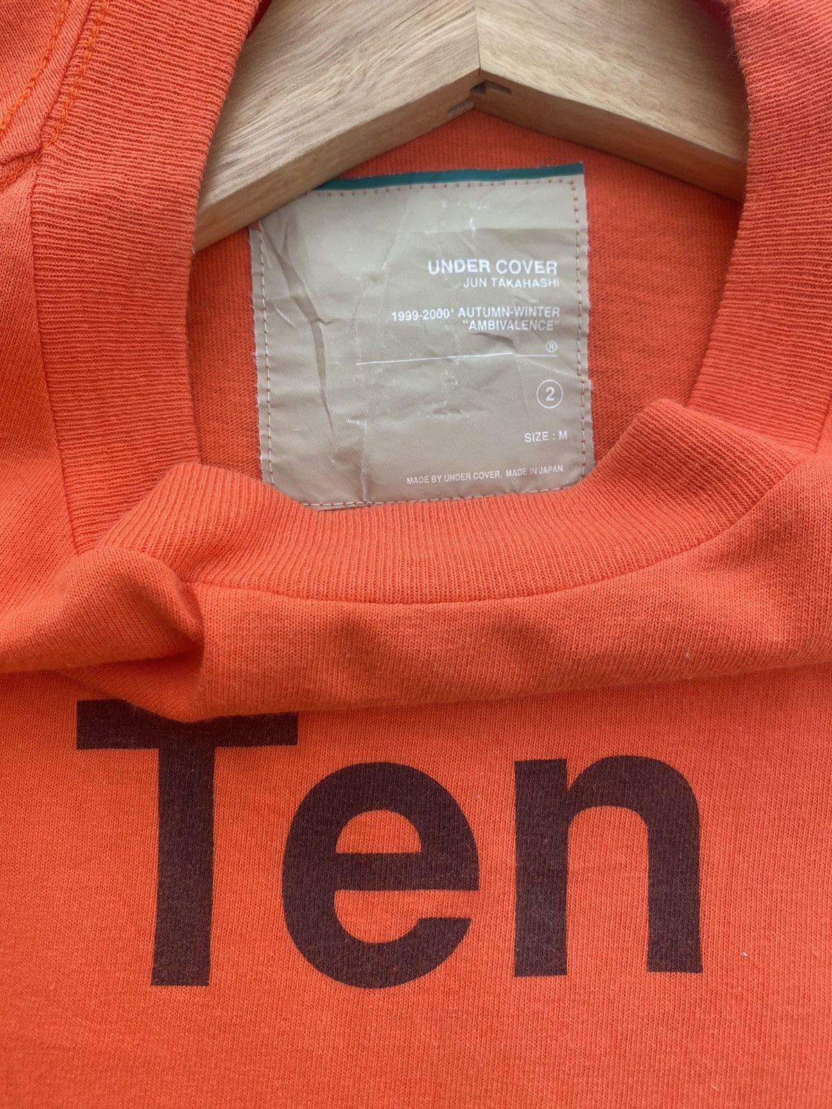 Undercover Rare Undercover 1999-2000 Autumn Winter Ten Tshirt Size US M / EU 48-50 / 2 - 8 Thumbnail
