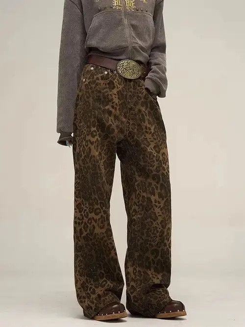 VIBE Leopard Print Y2k Jean Size 25" / US 0 / IT 36 - 4 Thumbnail