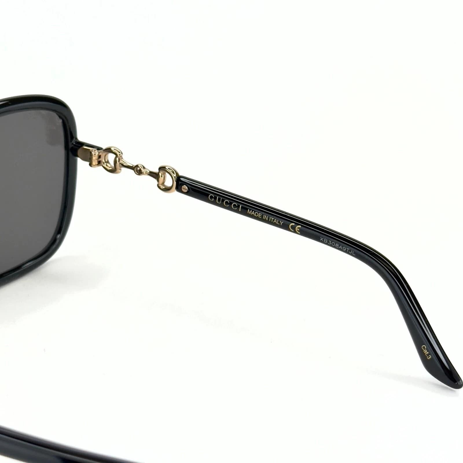 Gucci GUCCI Gg0893s Horsebit 0893 Gold 001 Fashion Sunglasses Size ONE SIZE - 3 Thumbnail