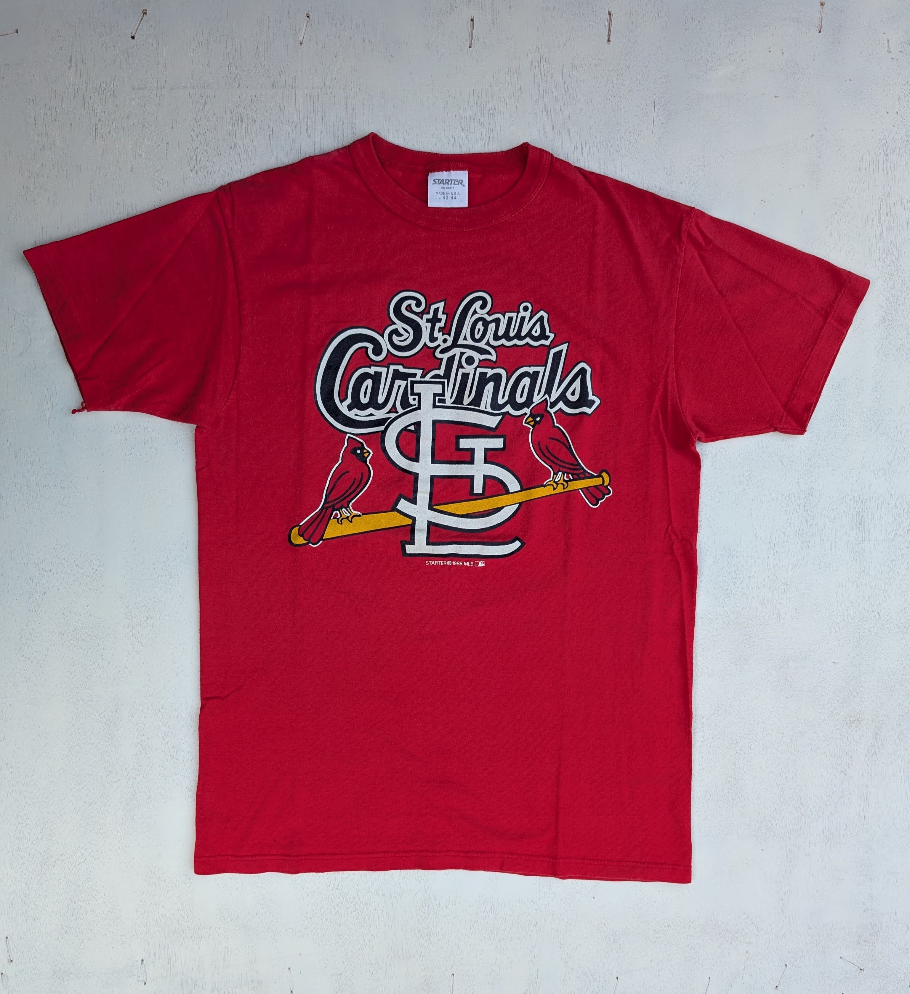 MLB × Starter × Vintage Vintage 1988 Starter St. Louis Cardinals graphic t shirt Size US L / EU 52-54 / 3 - 2 Thumbnail