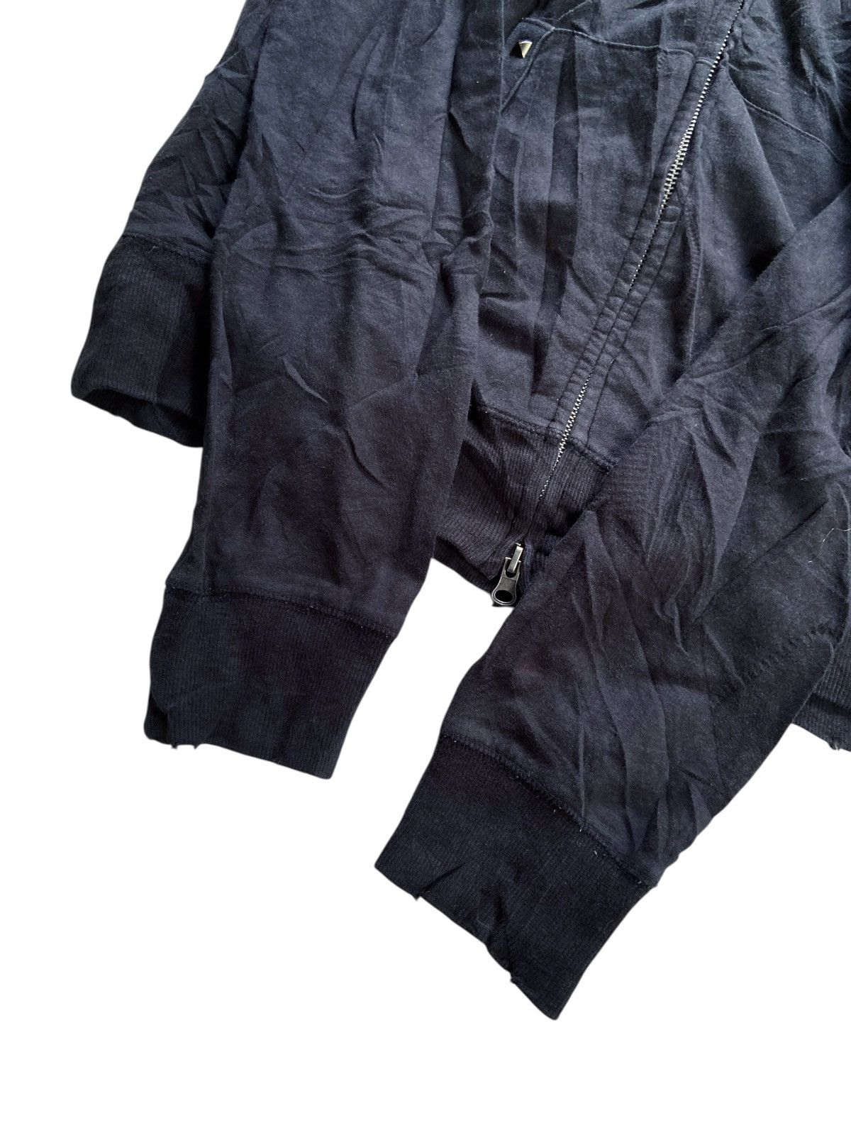 Japanese Brand JAPANESE PUNK DISTRESSED STYLE ZIP HODDIE number nine style Size US M / EU 48-50 / 2 - 7 Thumbnail