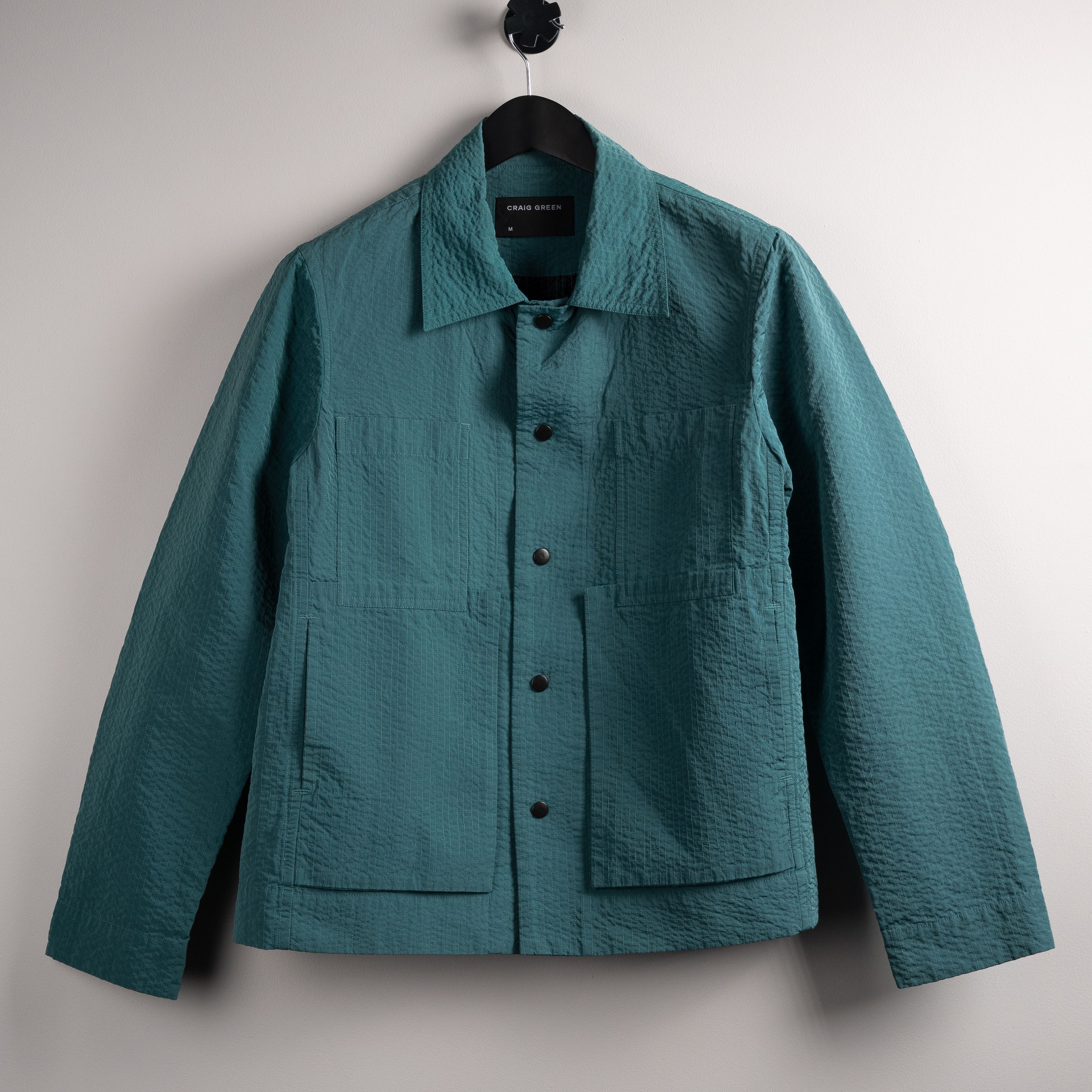 Craig Green Craig Green AW19 Linestitch Worker Jacket Green Size US M / EU 48-50 / 2 - 1 Thumbnail